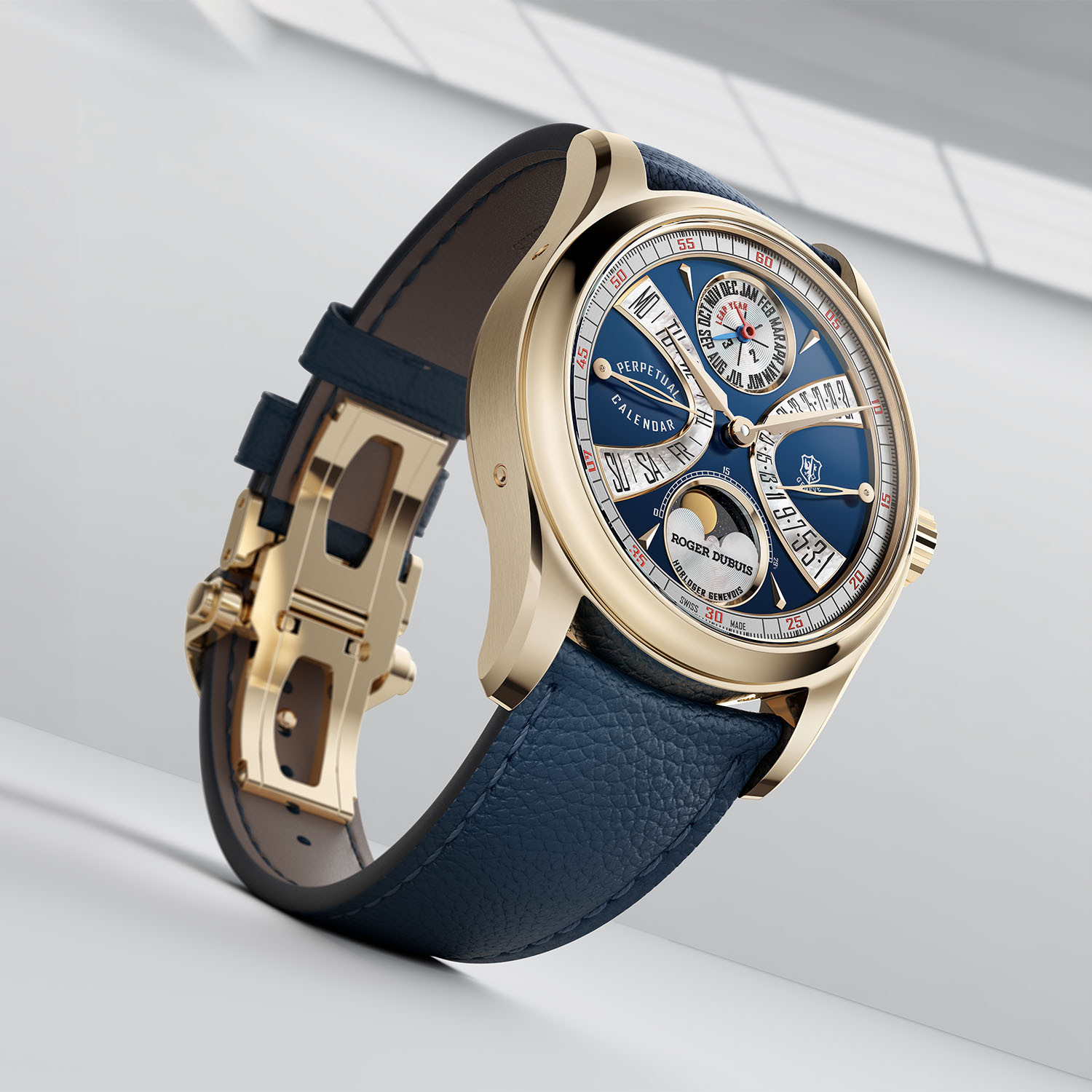 Roger Dubuis Hommage La Placide Perpetual Calendar Biretrograde