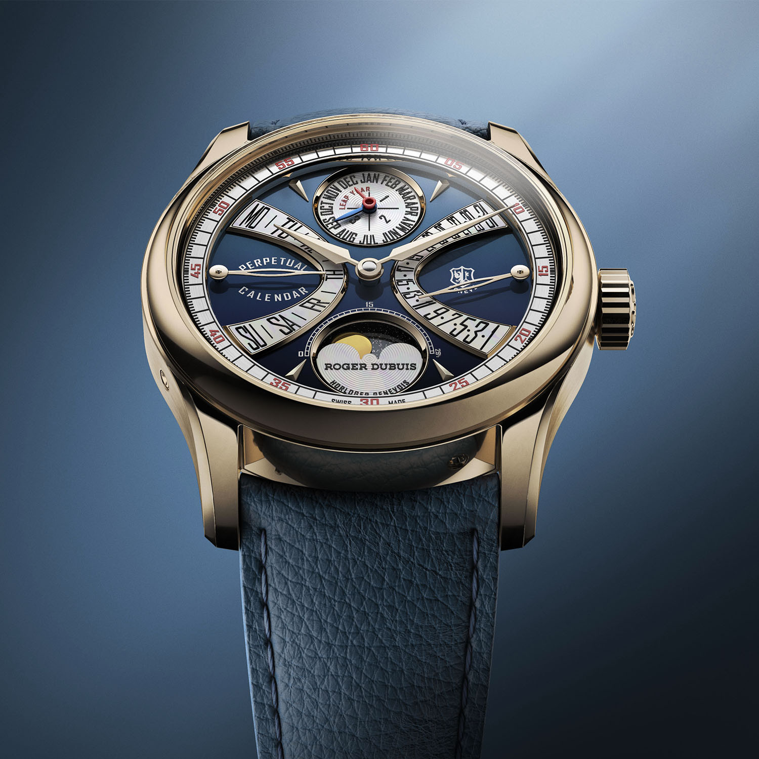 Roger Dubuis Hommage La Placide Perpetual Calendar Biretrograde