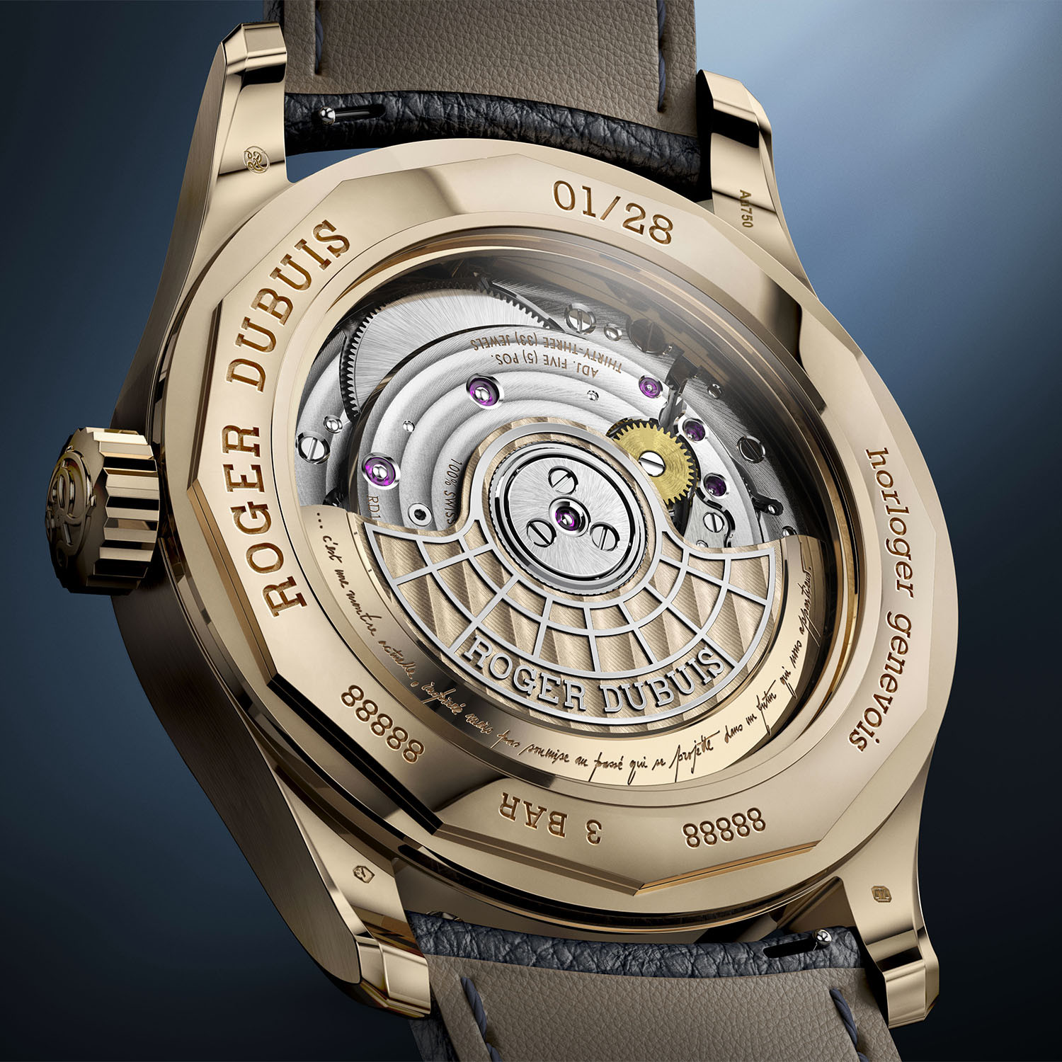 Roger Dubuis Hommage La Placide Perpetual Calendar Biretrograde