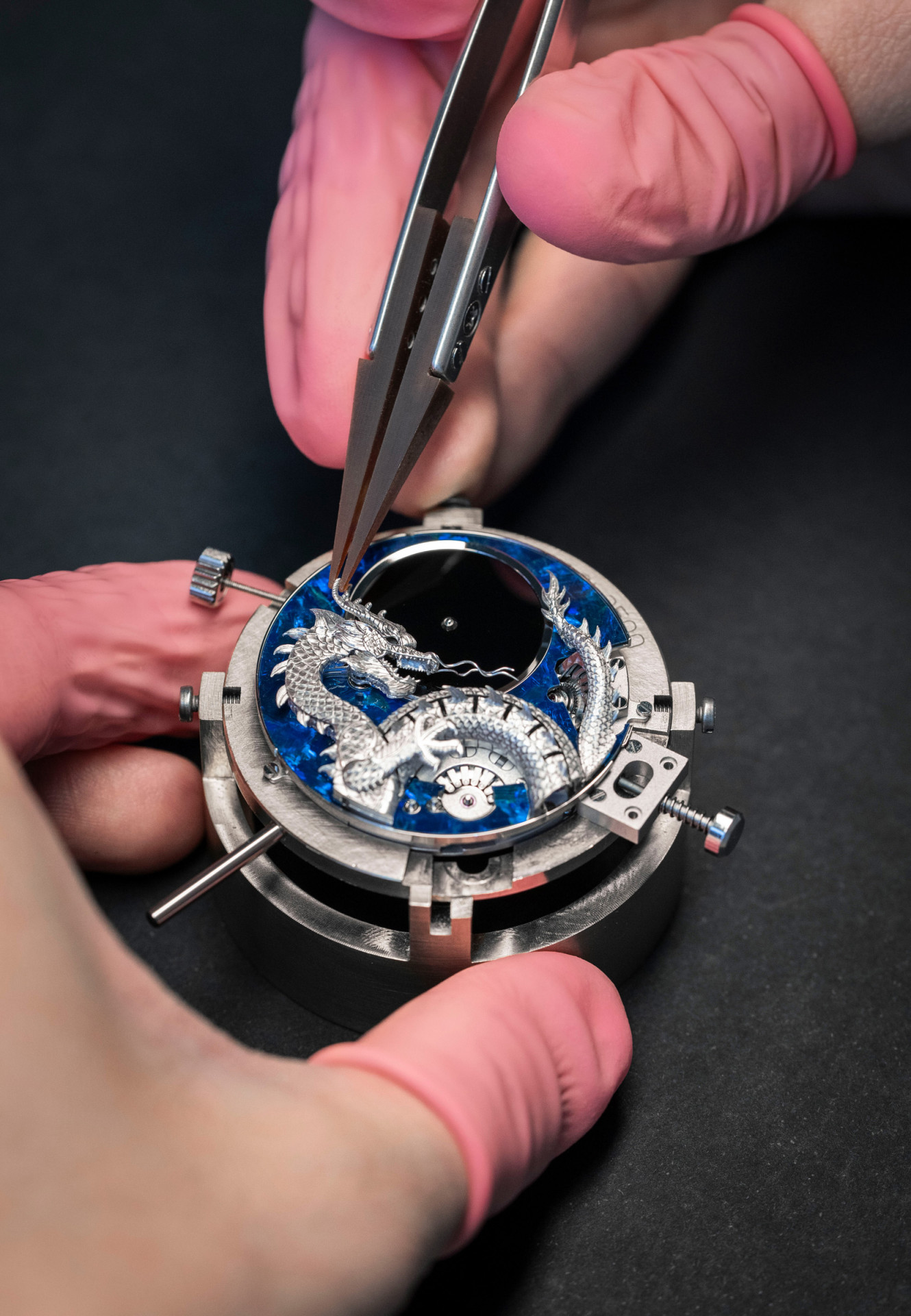 Jaquet Droz Imperial Dragon Automaton Sapphire – Opal