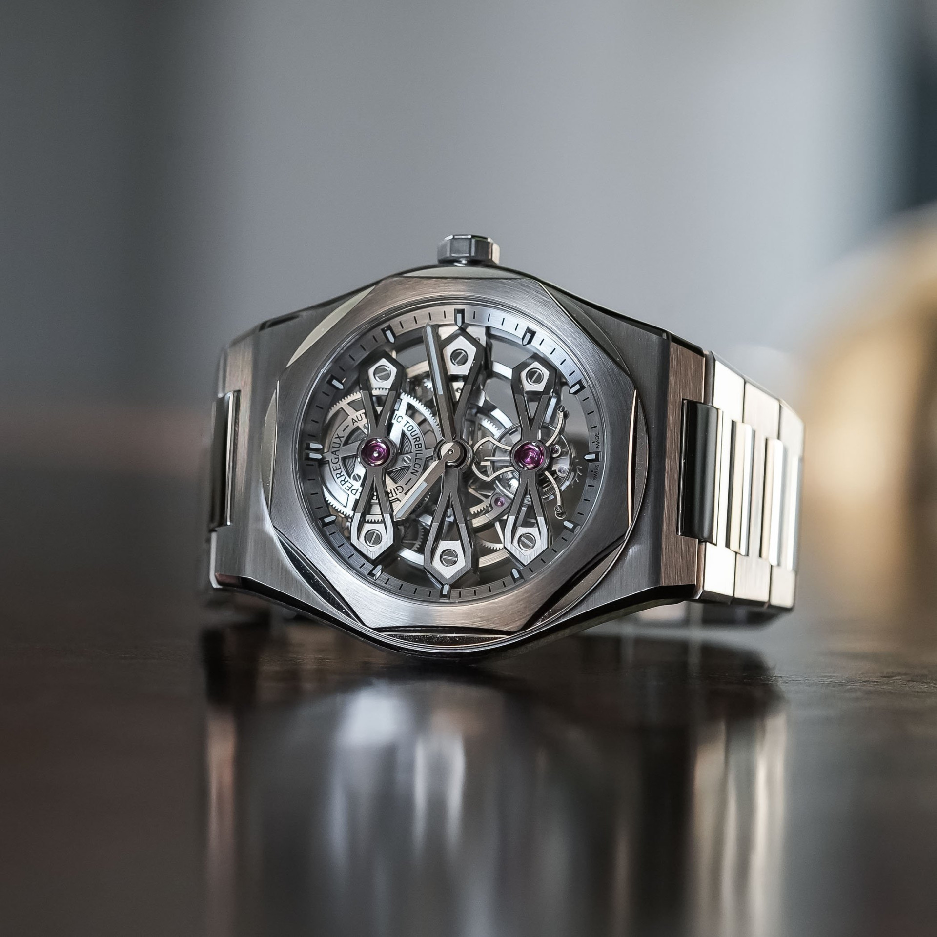 Girard-Perregaux Laureato Three Gold Bridges