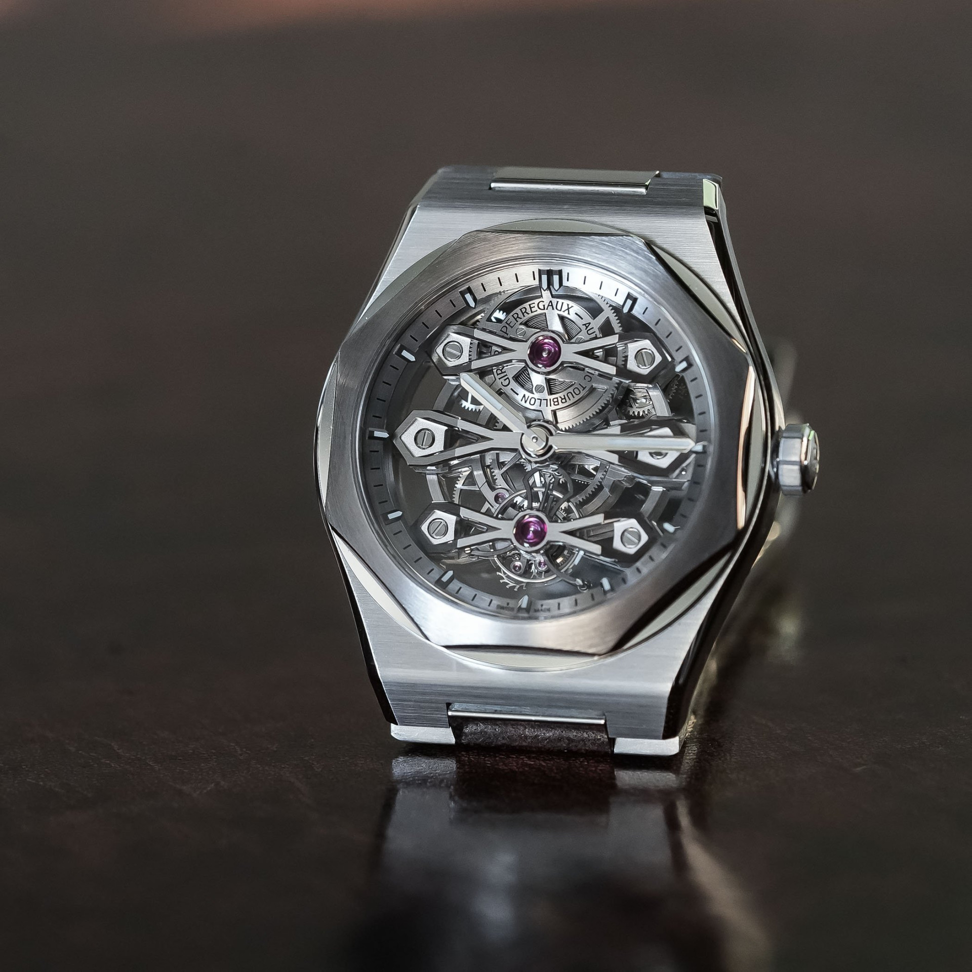 Girard-Perregaux Laureato Three Gold Bridges