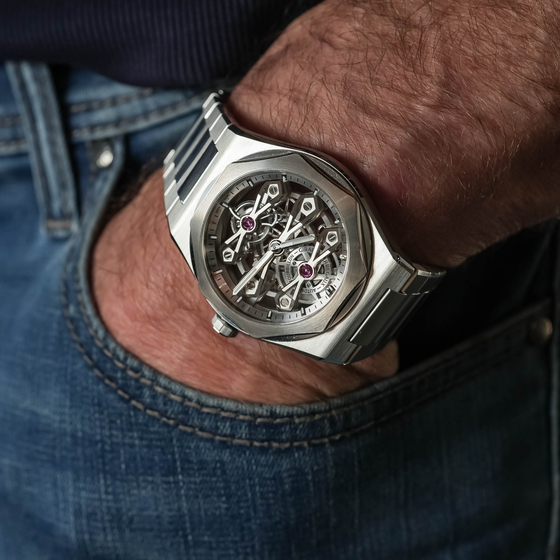 Girard-Perregaux Laureato Three Gold Bridges