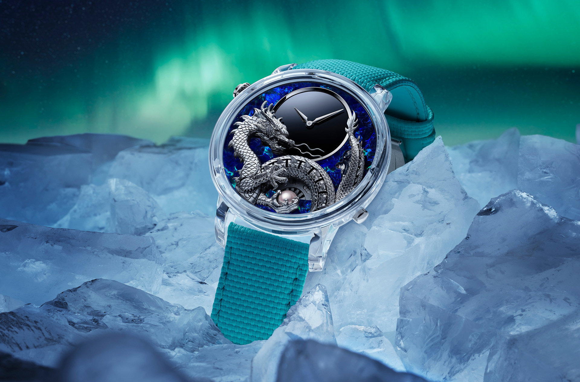 Jaquet Droz Imperial Dragon Automaton Sapphire – Opal