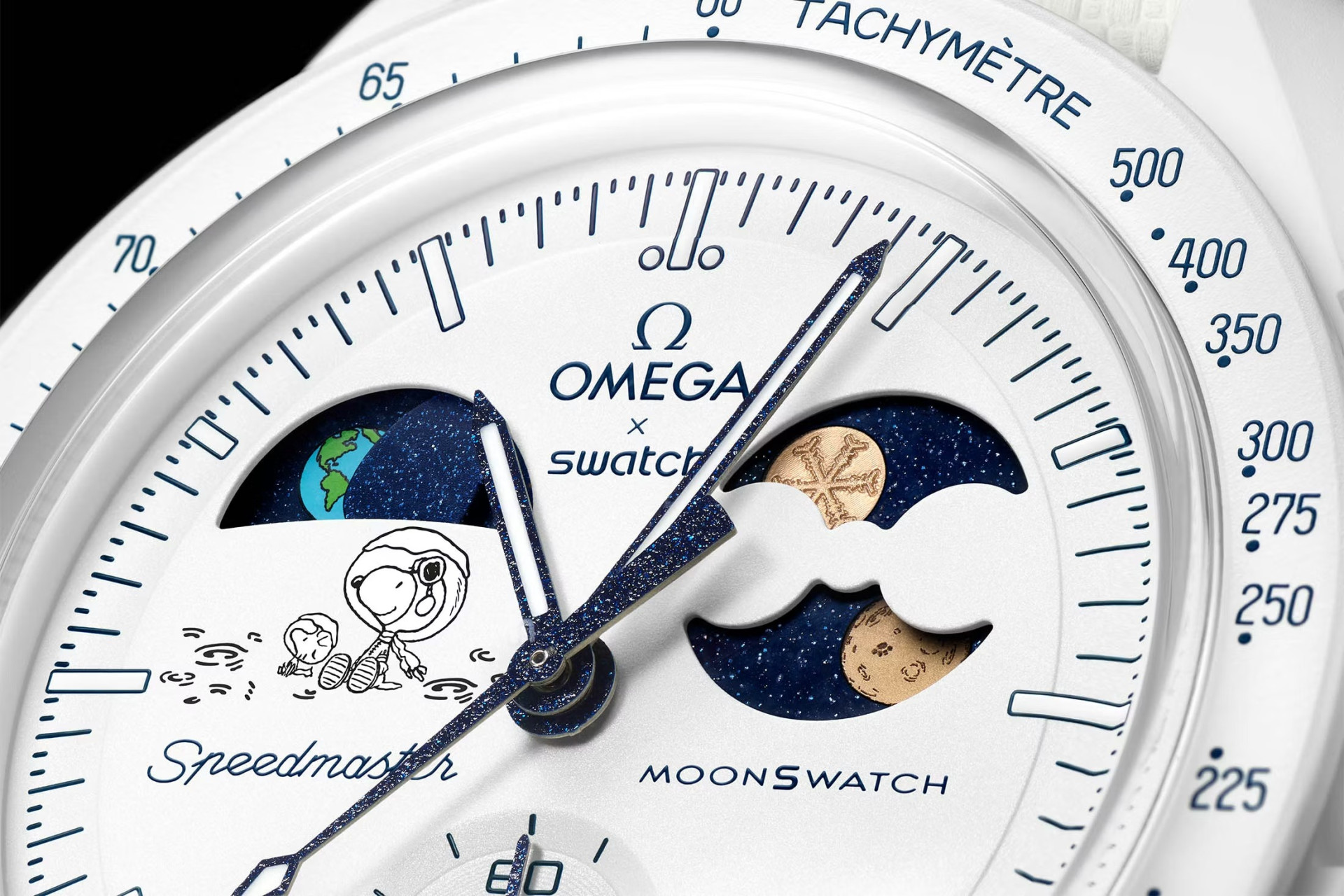 Moonswatch Mission To Earthphase Moonshine Gold «Cold Moon»