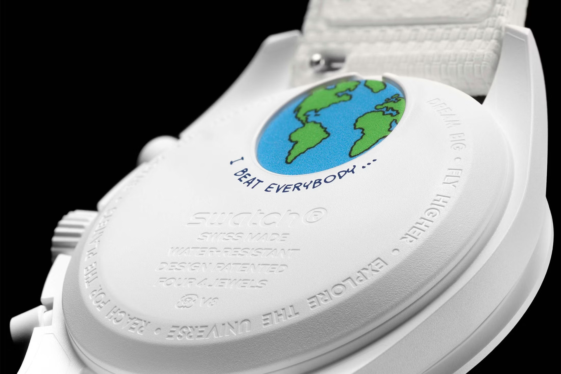 Moonswatch Mission To Earthphase Moonshine Gold «Cold Moon»