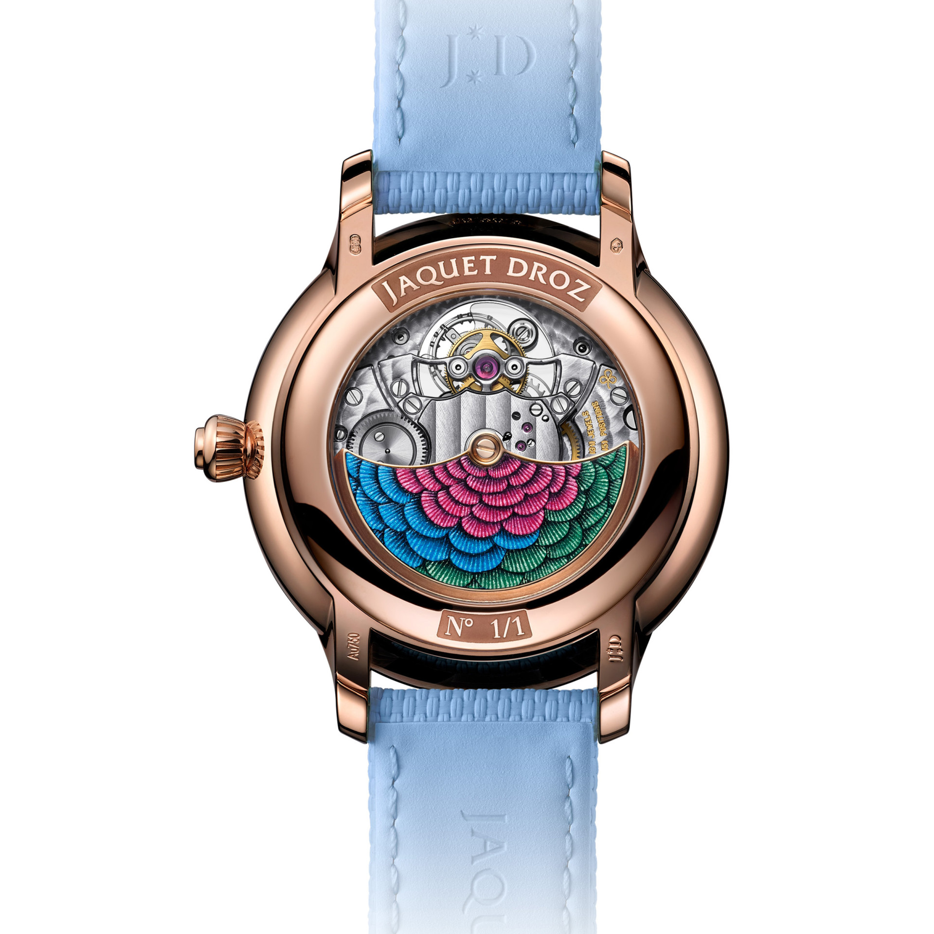 Jaquet Droz  Petite Heure Minute Red Gold – Humming Bird