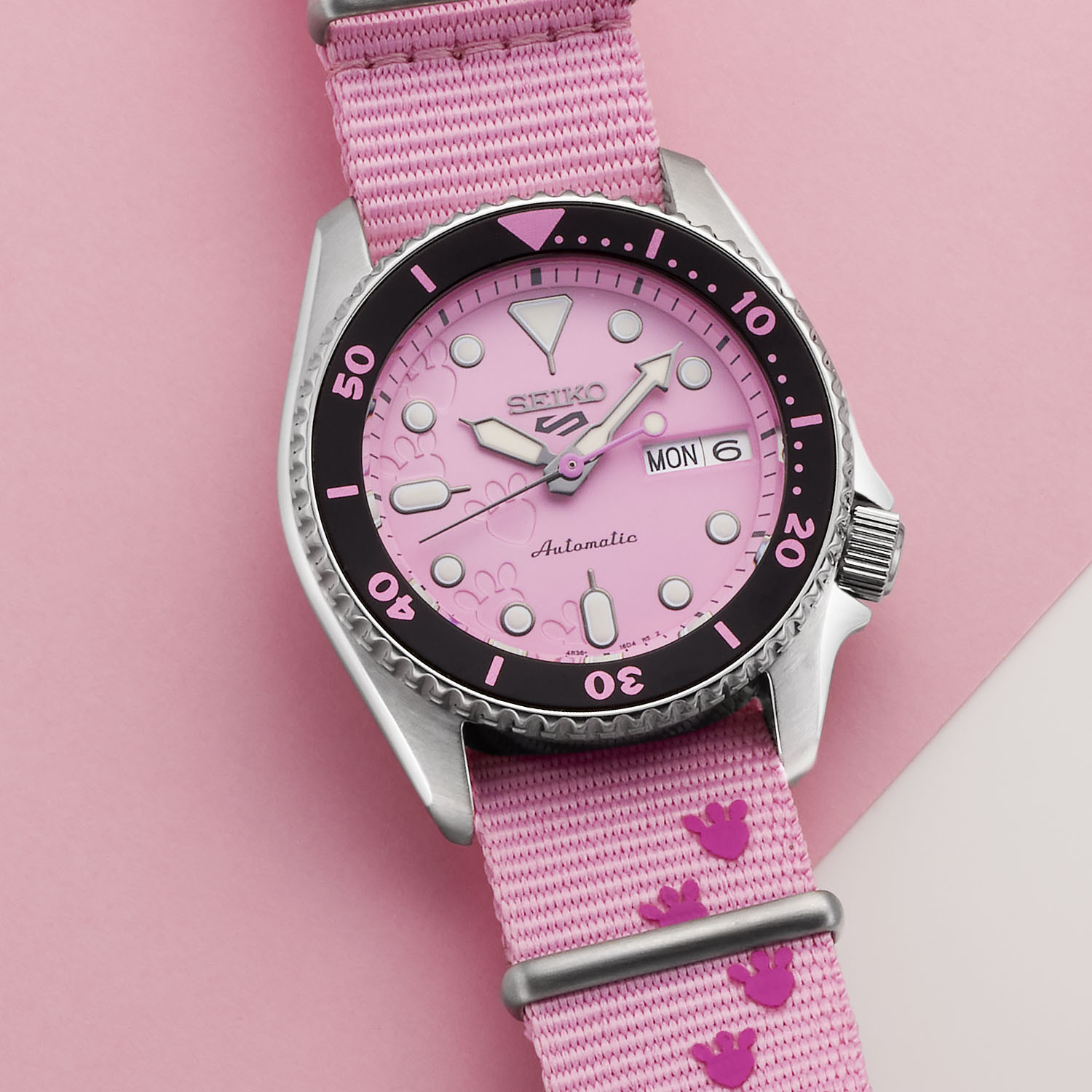 Seiko 5 Sports Pink Panther Limited Edition SRPM07