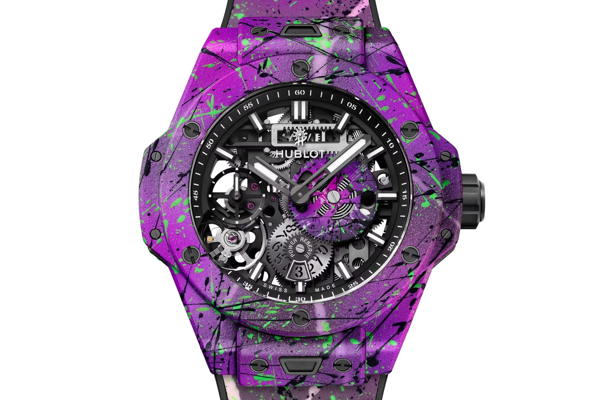 Hublot в корпусах из вручную раскрашенного бетона