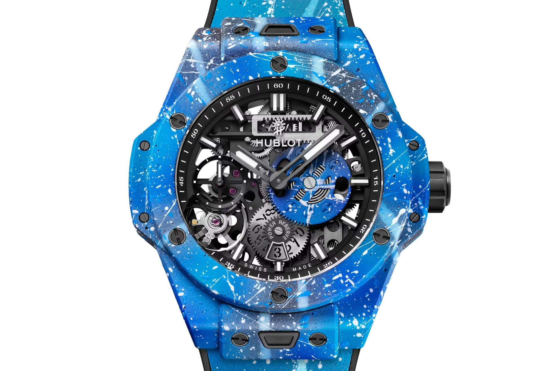 Hublot в корпусах из вручную раскрашенного бетона