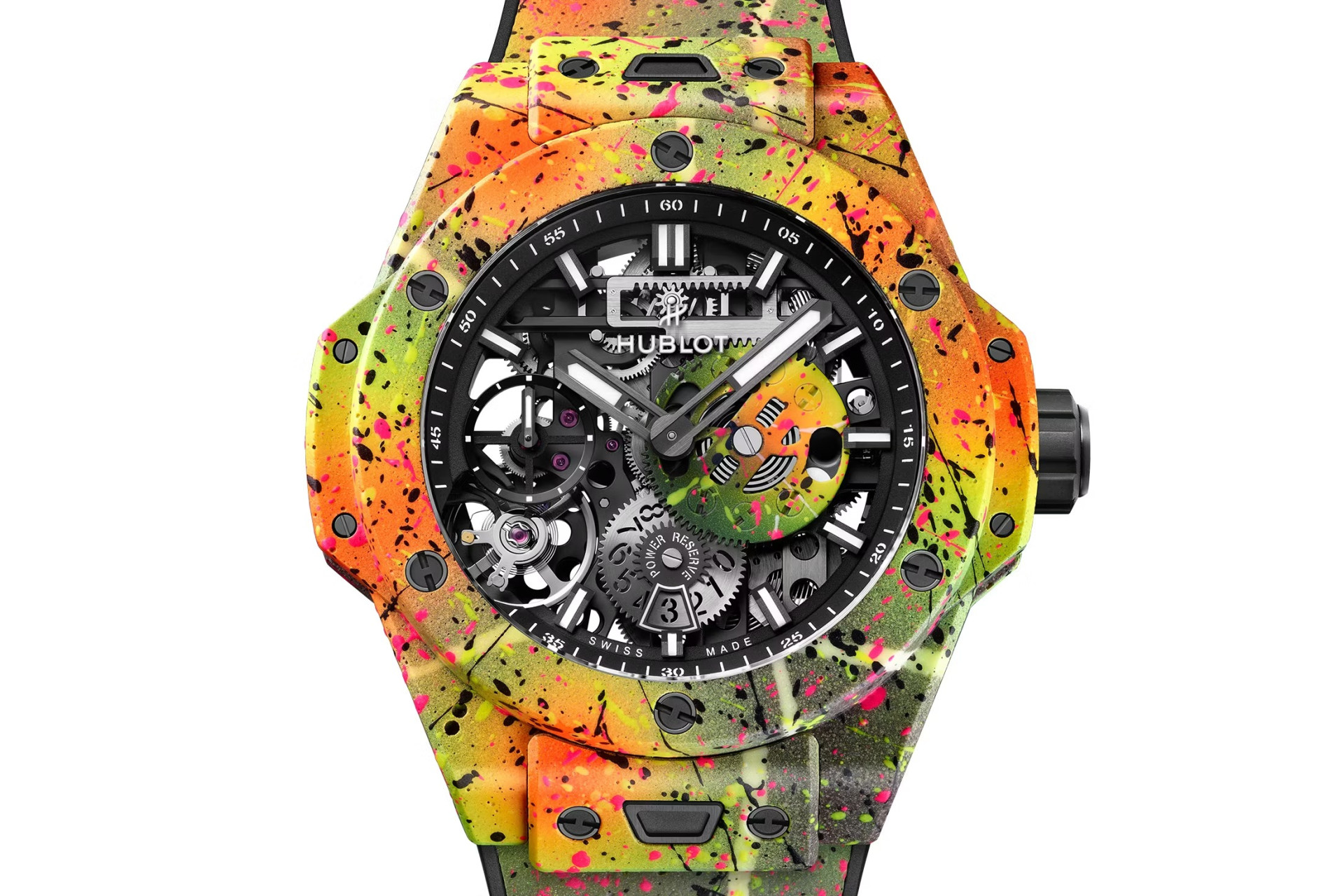 Hublot в корпусах из вручную раскрашенного бетона