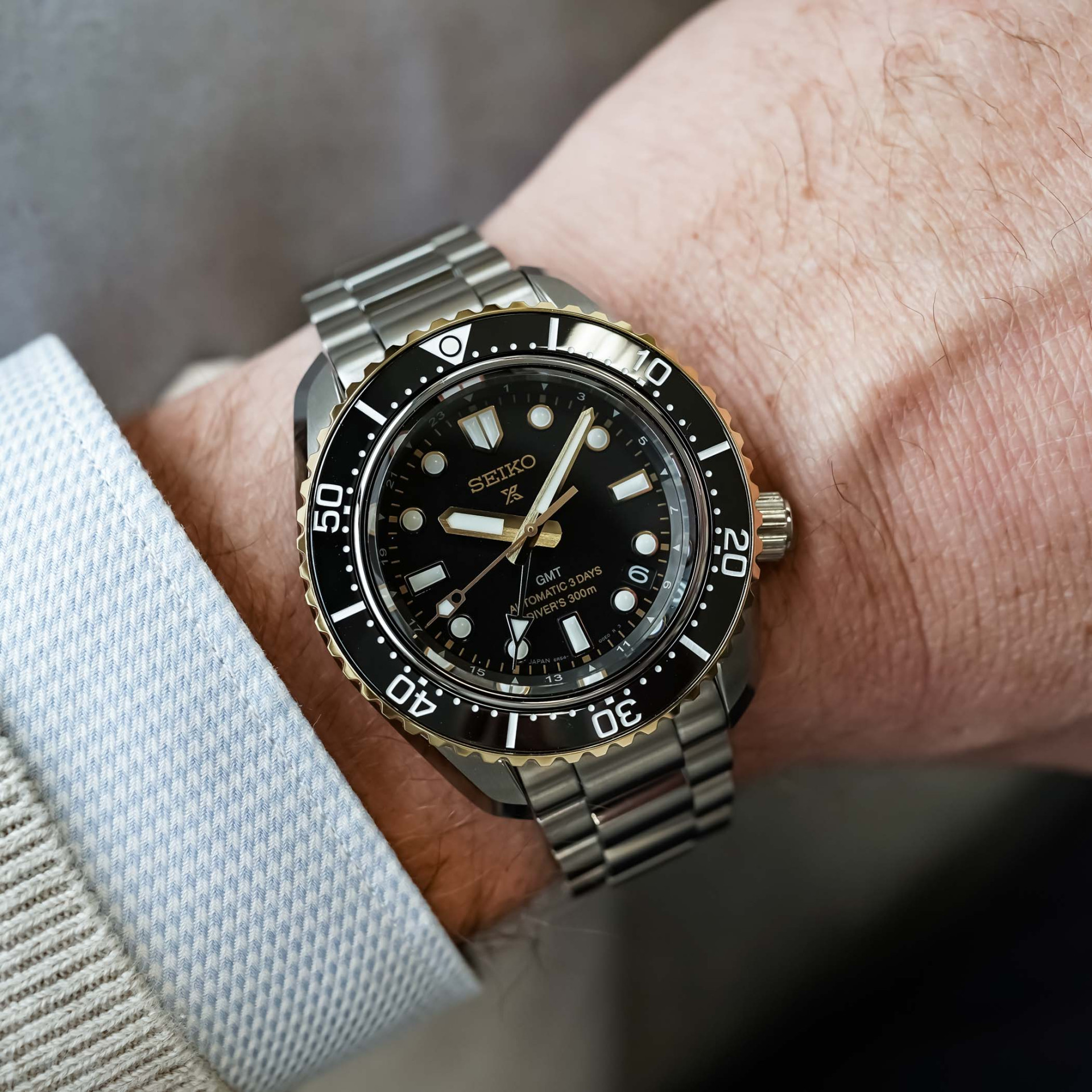 Seiko Prospex 1968 Heritage Diver GMT SPB534 Seashadow