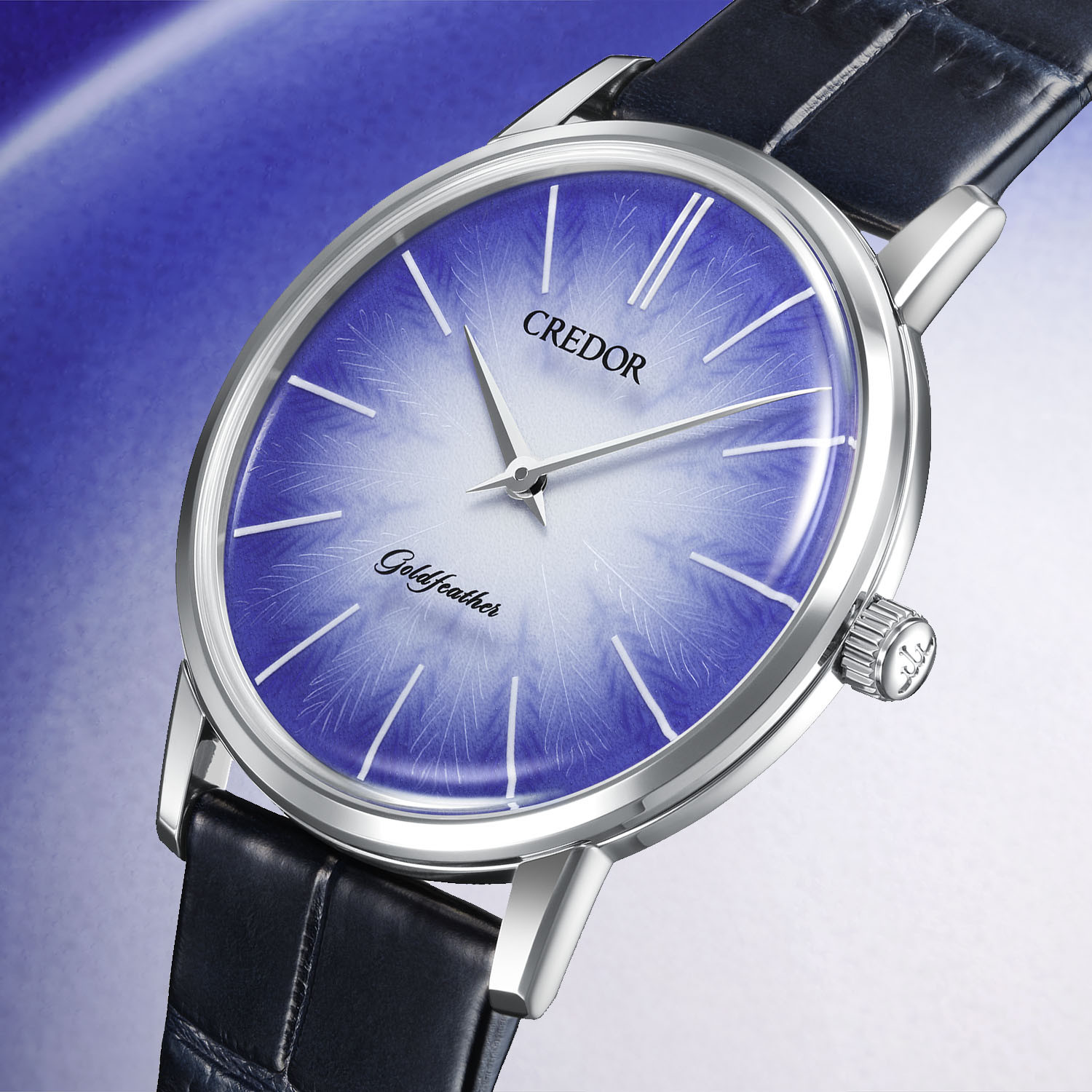 Credor Goldfeather Imari Nabeshima Porcelain Dial GCBY991