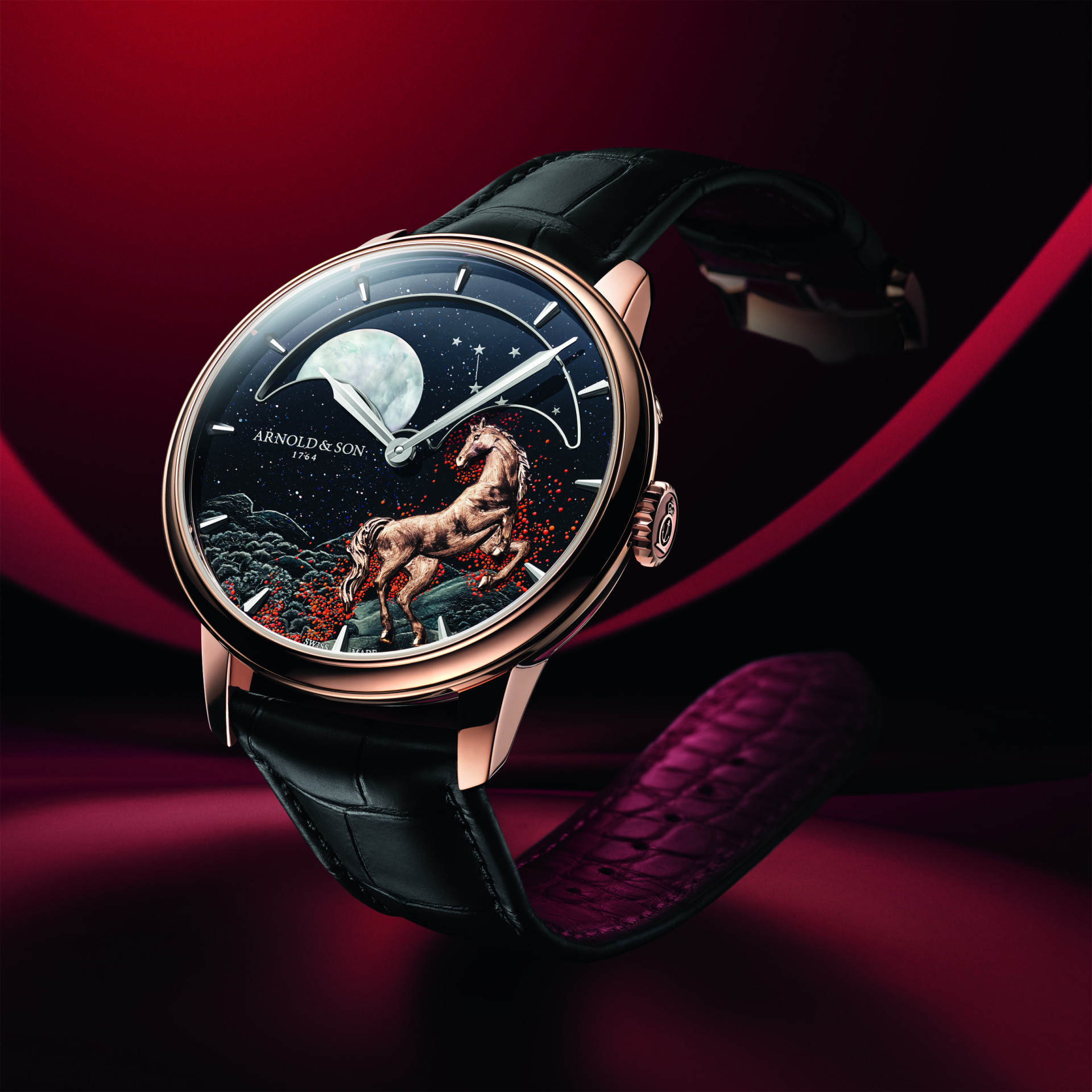Arnold & Son Perpetual Moon 41.5 Year of the Horse