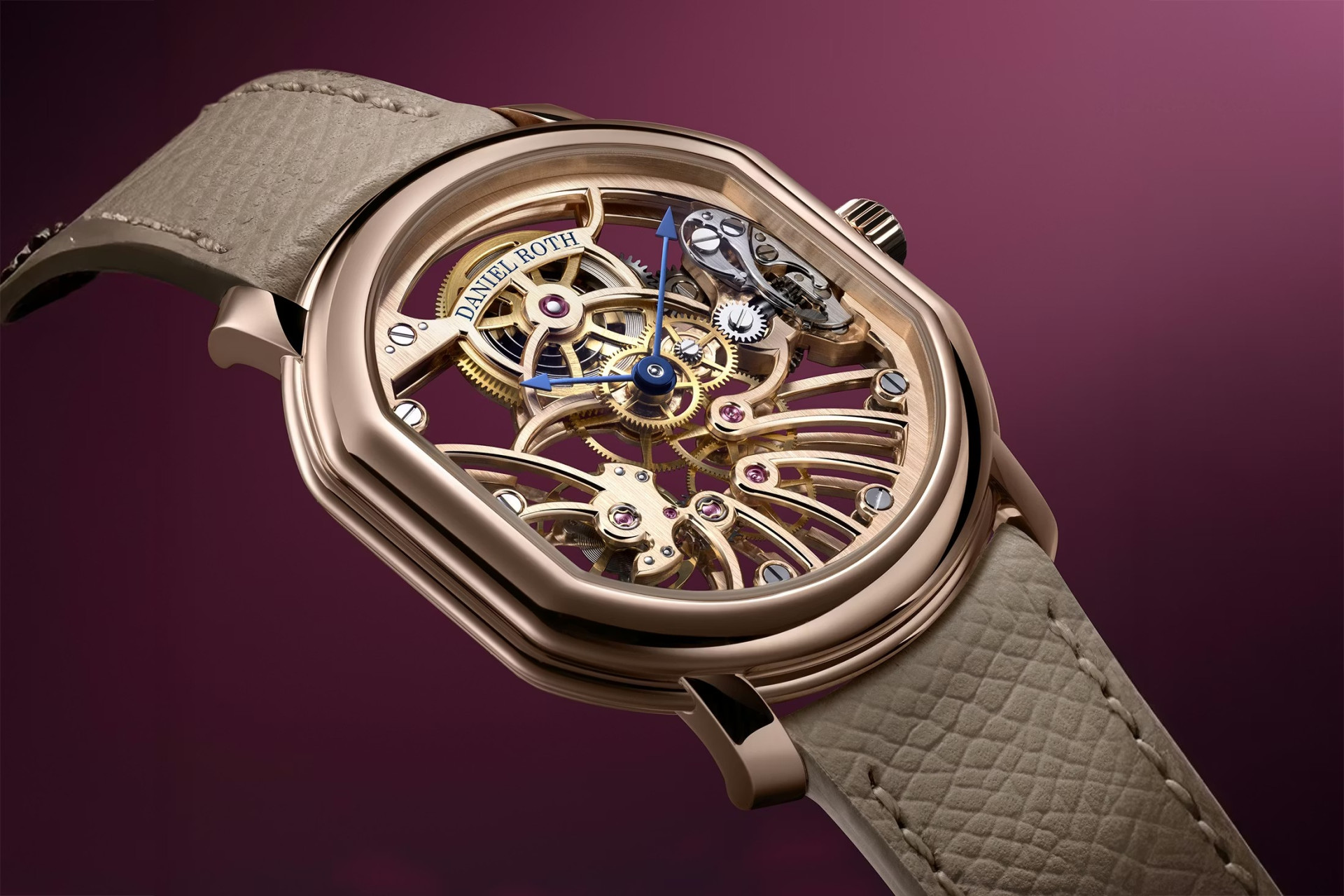 Daniel Roth Extra Plat Rose Gold Skeleton