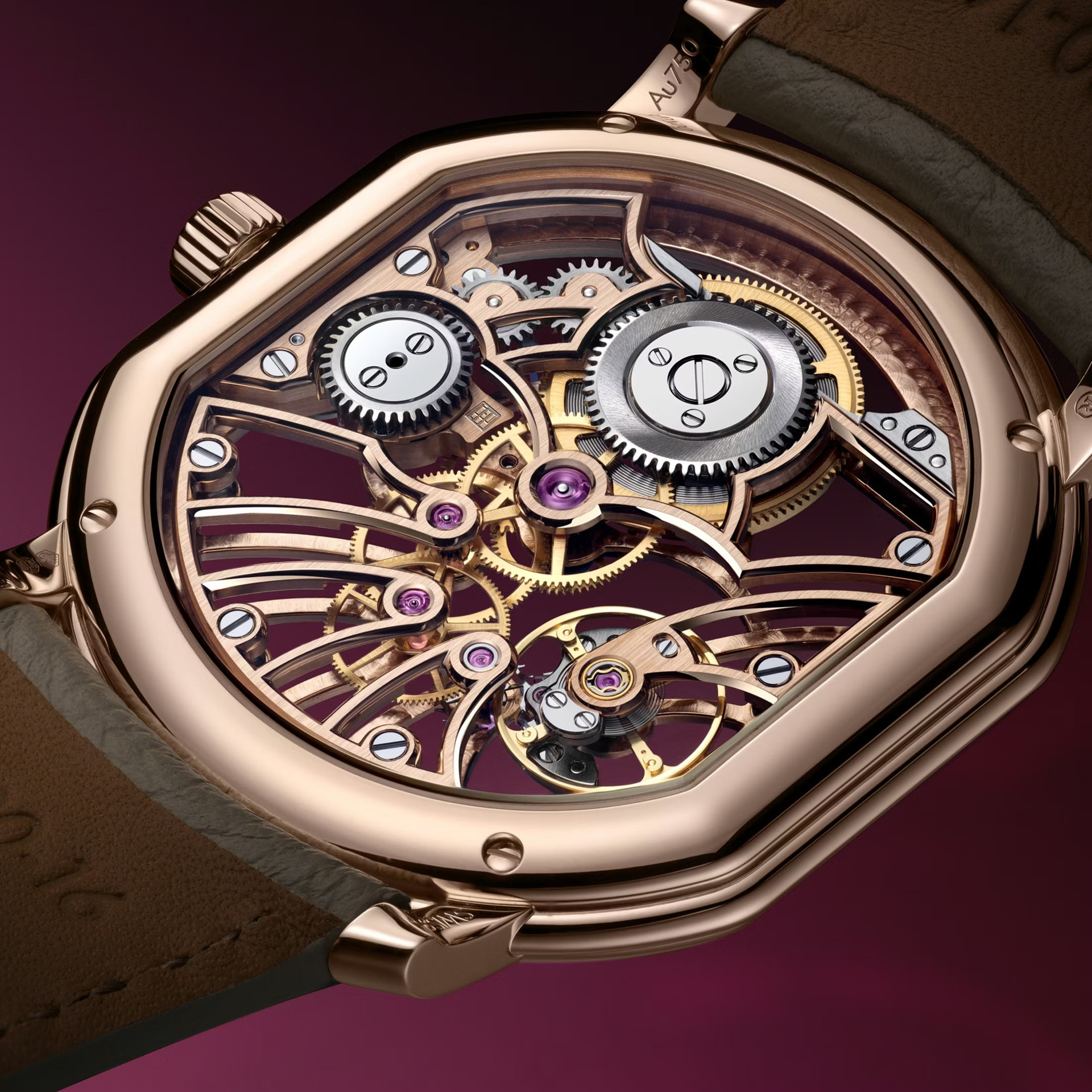 Daniel Roth Extra Plat Rose Gold Skeleton