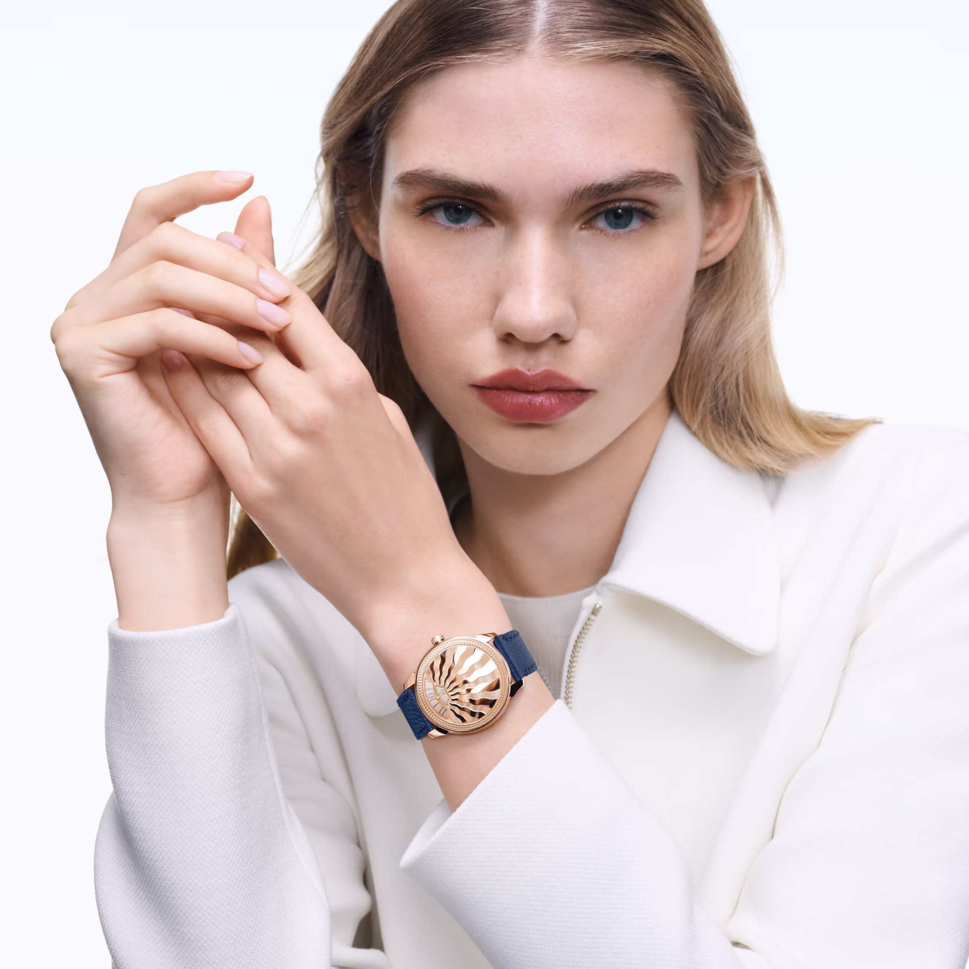 Louis Vuitton Tambour Convergence Rose Gold Guilloché