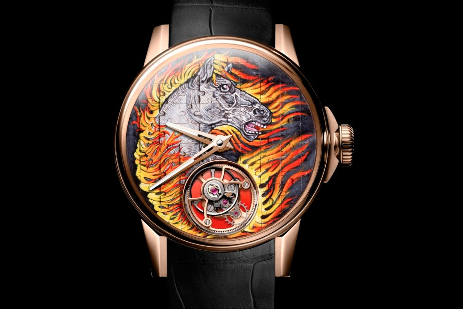 Louis Moinet Tourbillon Puzzle Fire Horse