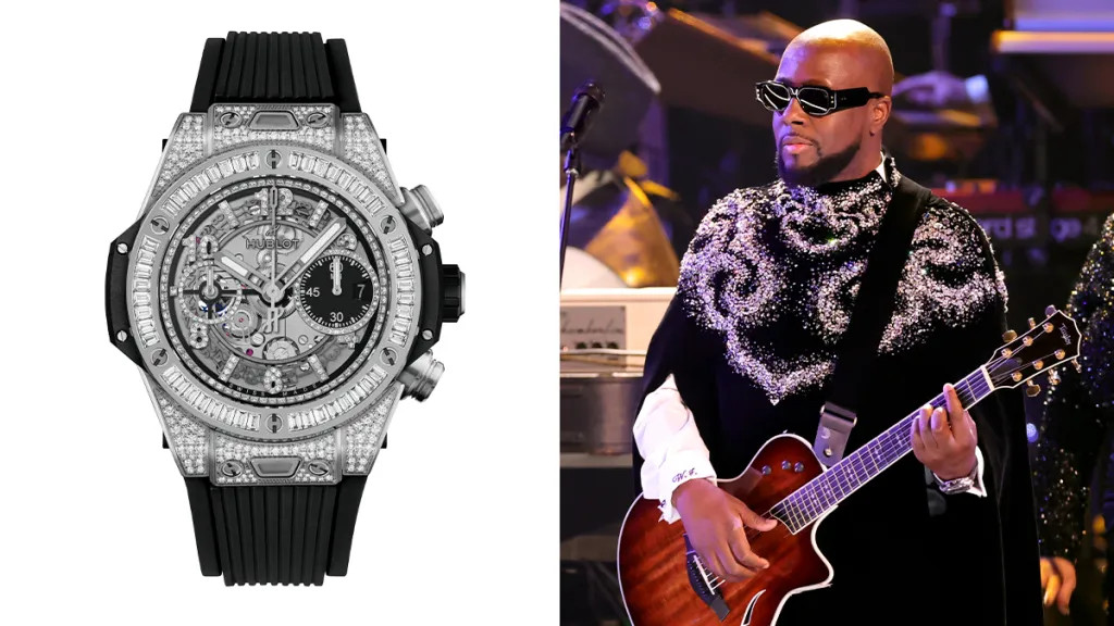 Вайклеф Джин: Hublot Big Bang Unico Titanium Jewelry
