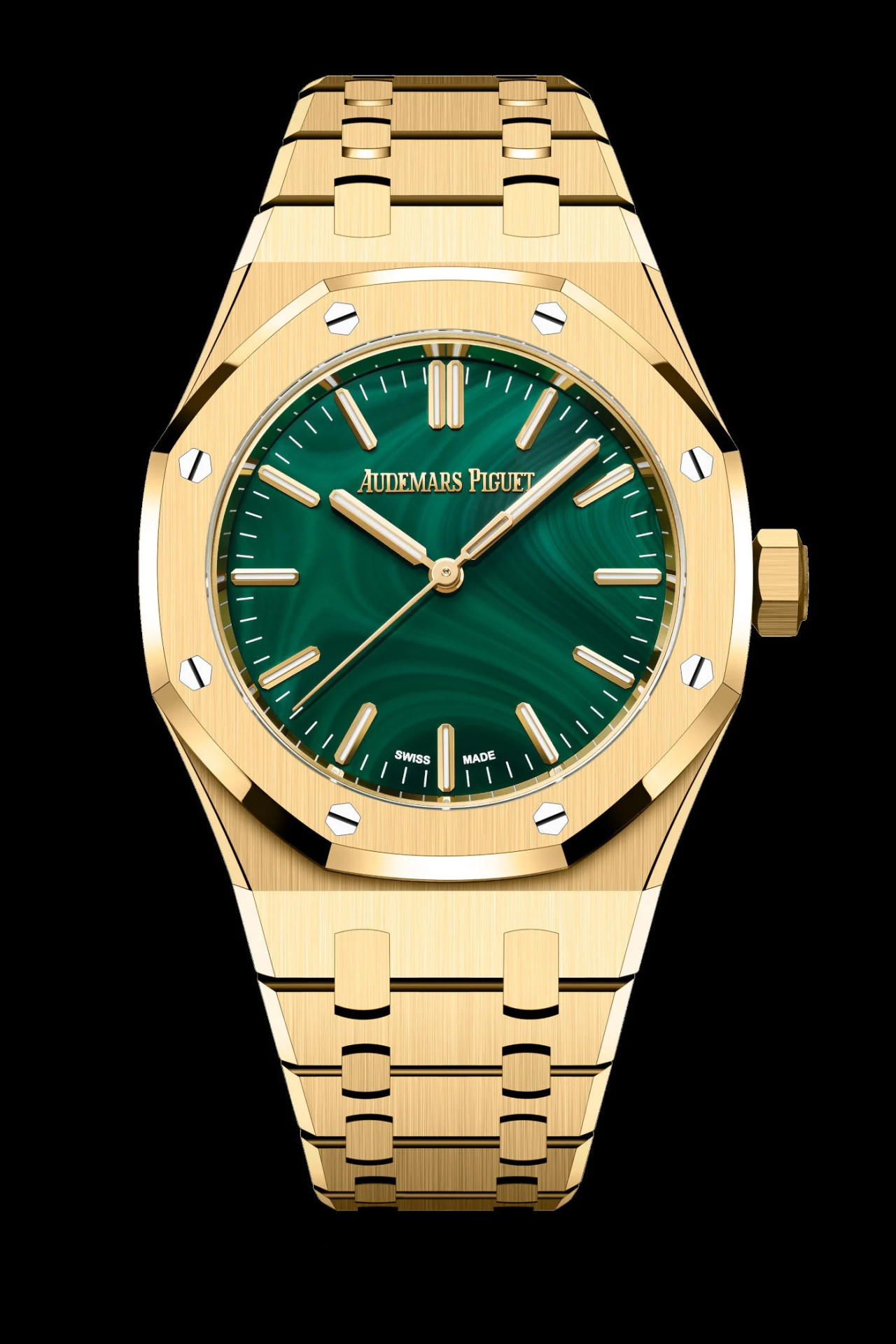 Audemars Piguet Royal Oak Selfwinding 37 и 41 mm с циферблатами из малахита