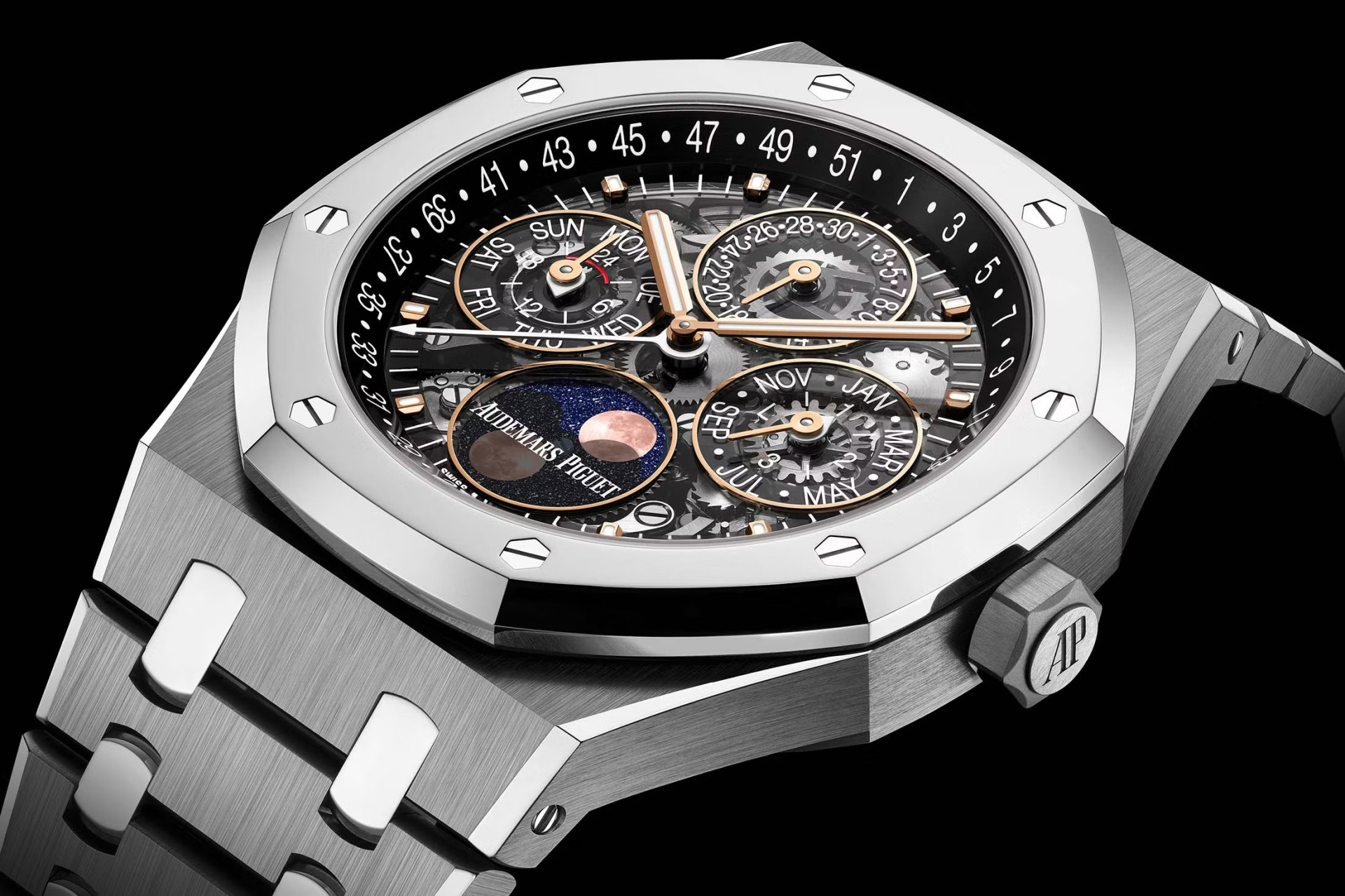 Audemars Piguet Royal Oak Selfwinding Perpetual Calendar Openworked 26685XT