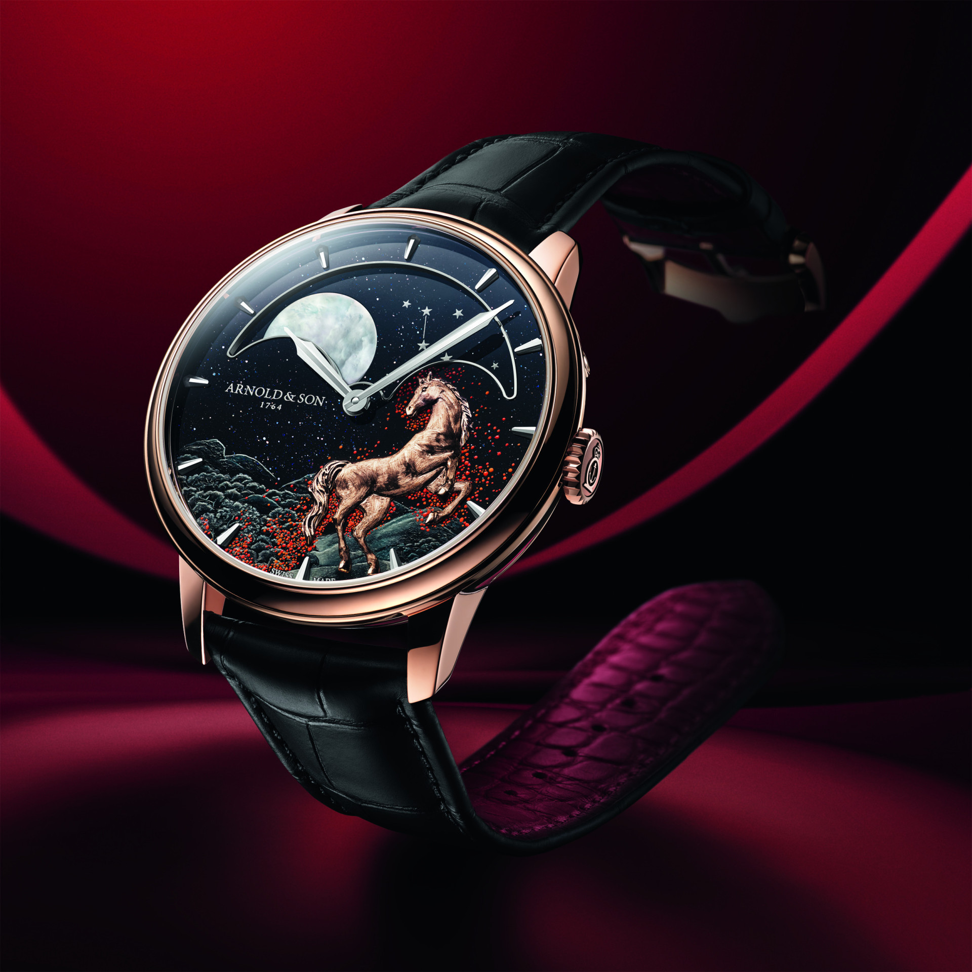 Arnold & Son Perpetual Moon 41.5 Year of the Horse