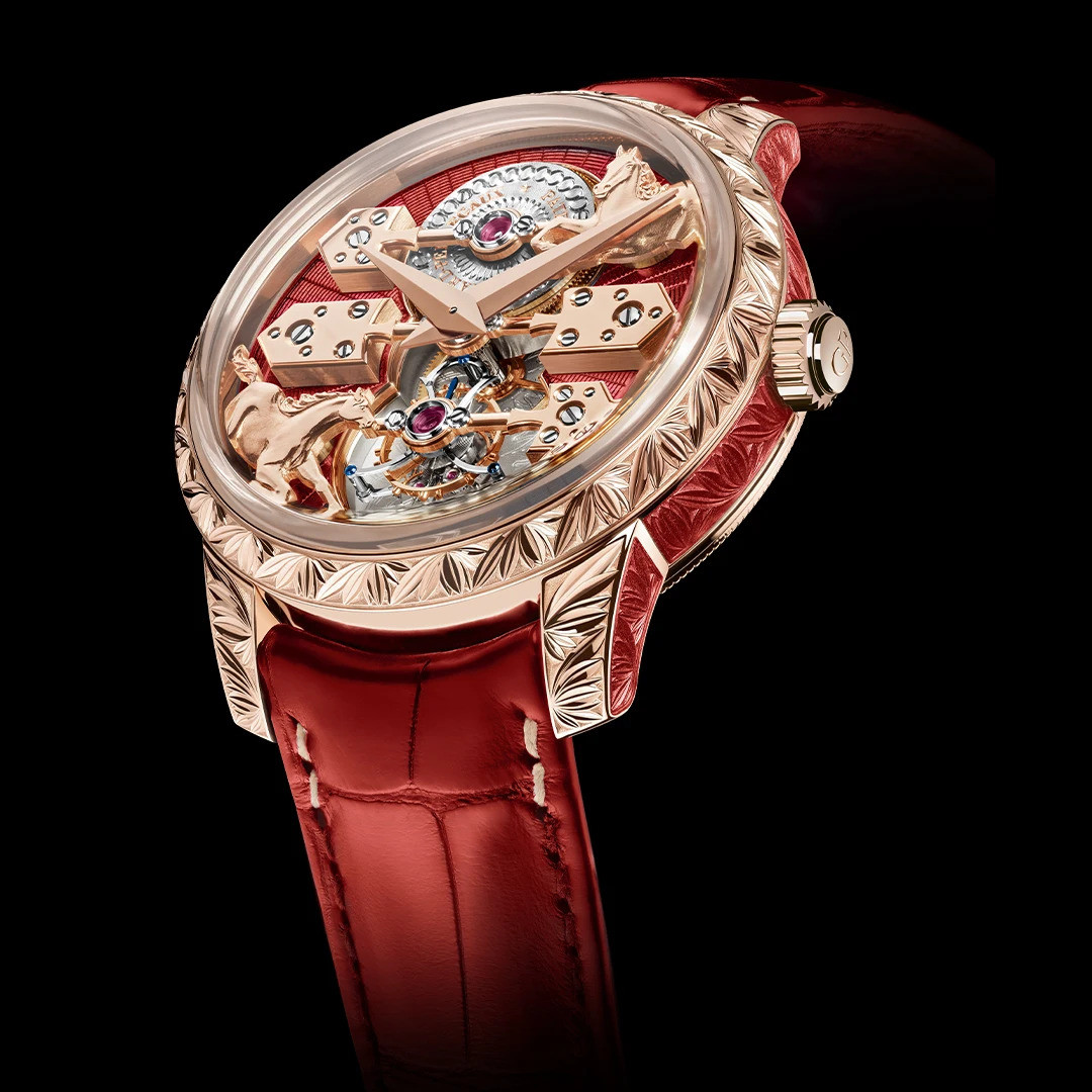 Girard-Perregaux La Esmeralda Tourbillon «A Secret» Eternity Edition к году Огненной лошади