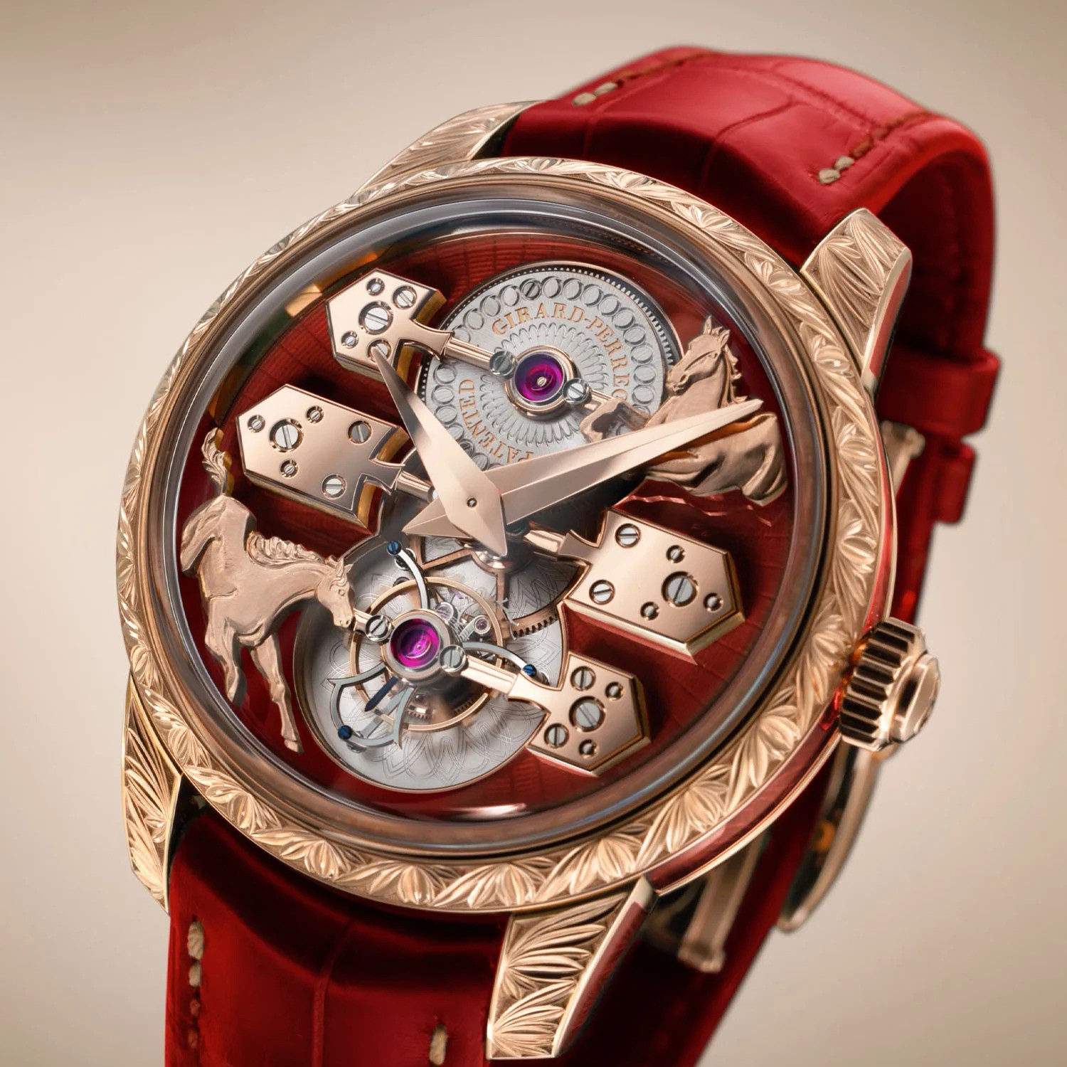 Girard-Perregaux La Esmeralda Tourbillon «A Secret» Eternity Edition к году Огненной лошади