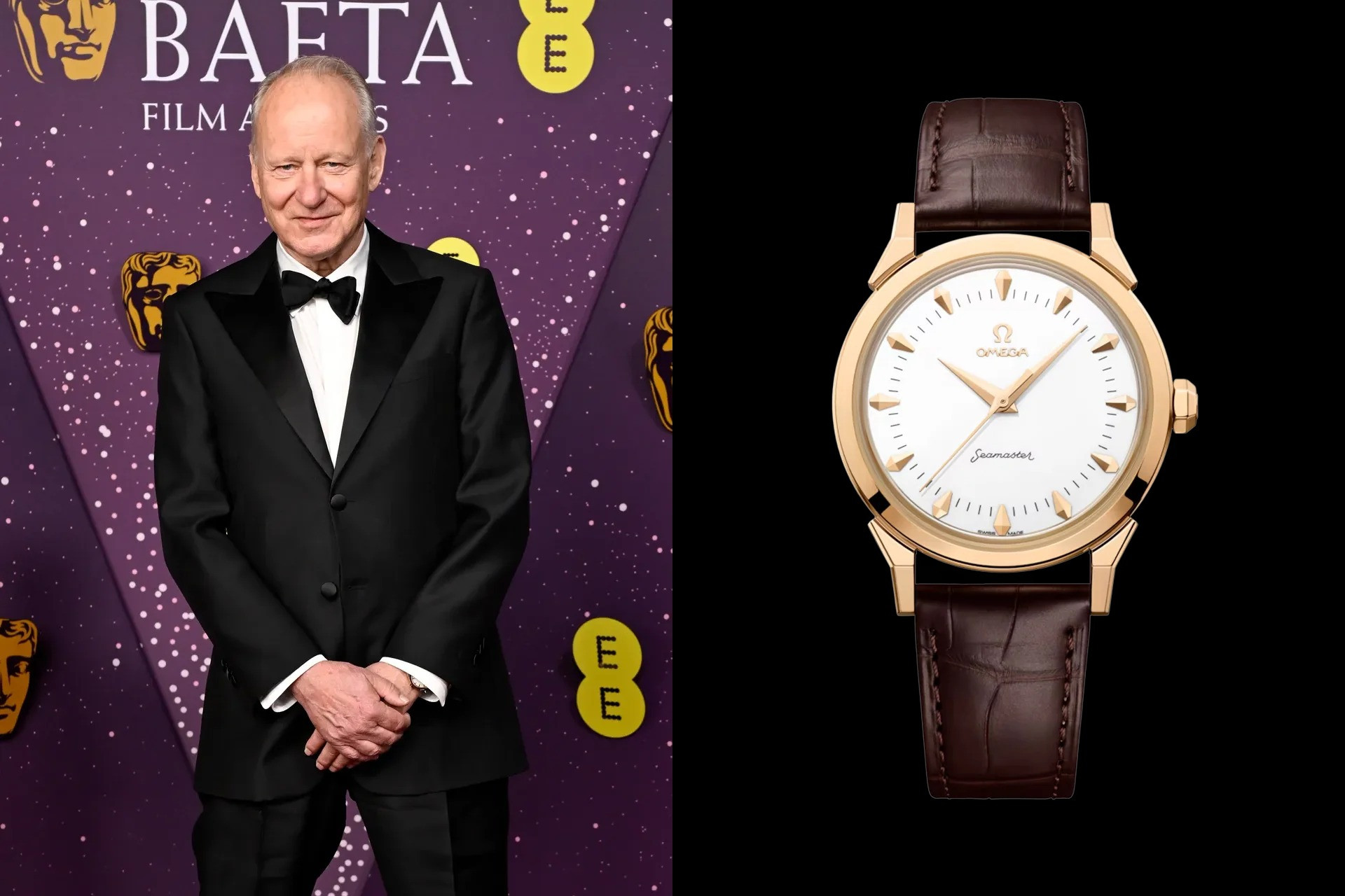 Стеллан Скарсгард и Omega Seamaster Milano Cortina 2026