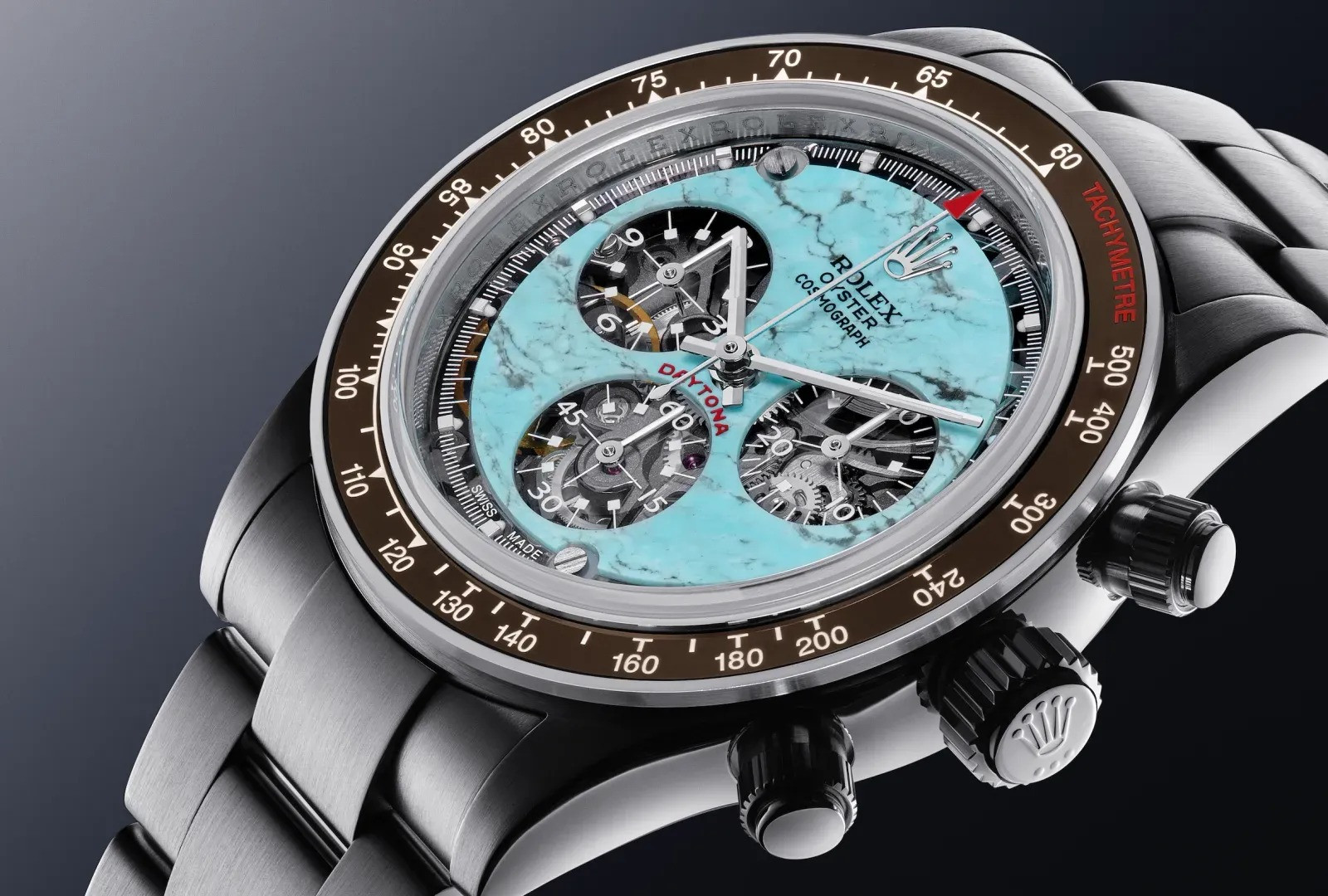 Rolex Daytona Ref. 116520 «Spiderweb Turquoise» от Artisans de Genève