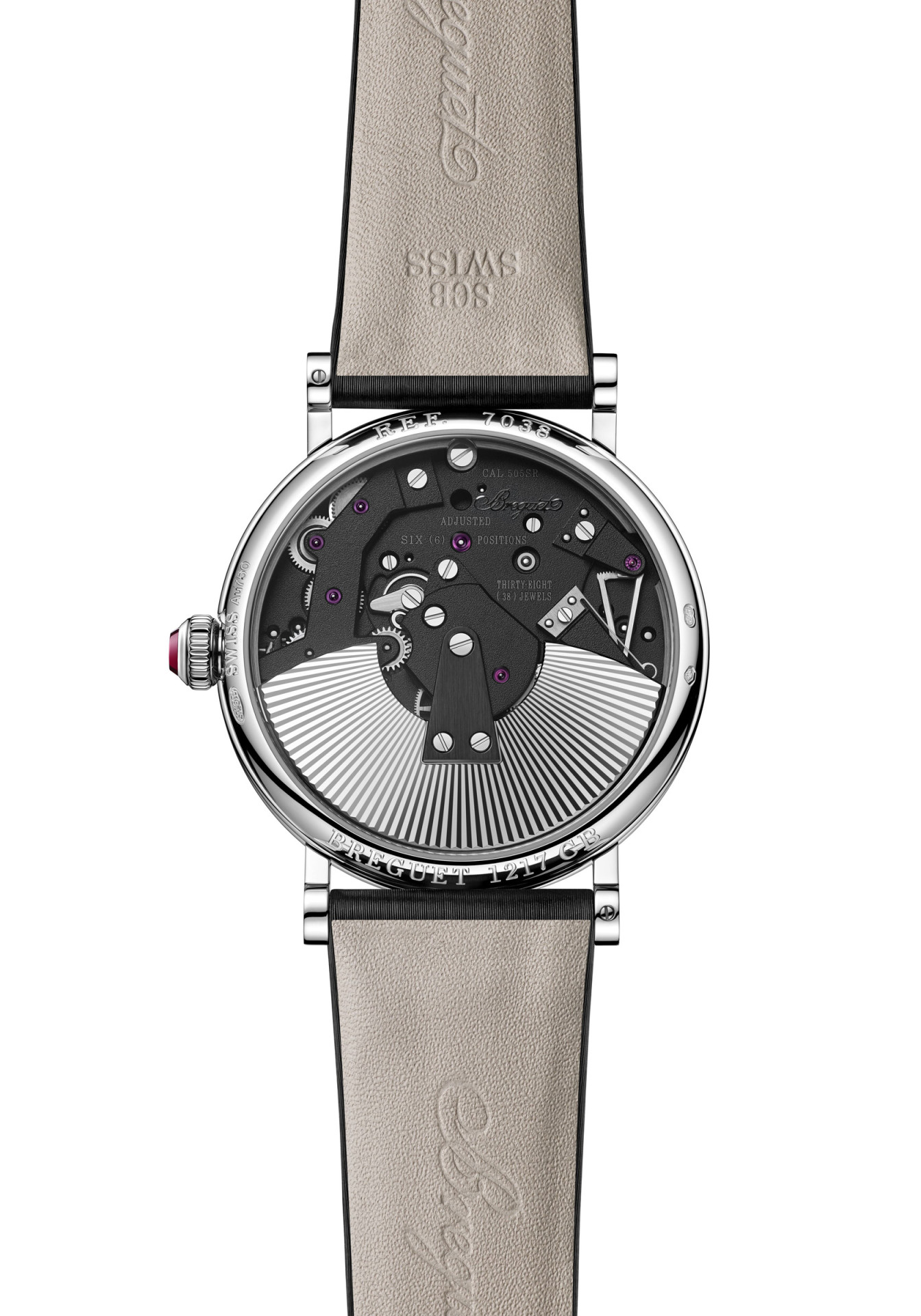 Tradition Seconde Rétrograde 7038. Задняя крышка