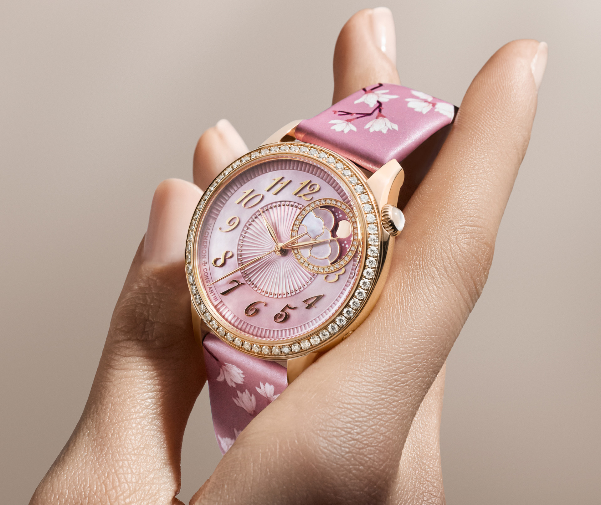 Vacheron Constantin Égérie Moon Phase Spring Blossom 