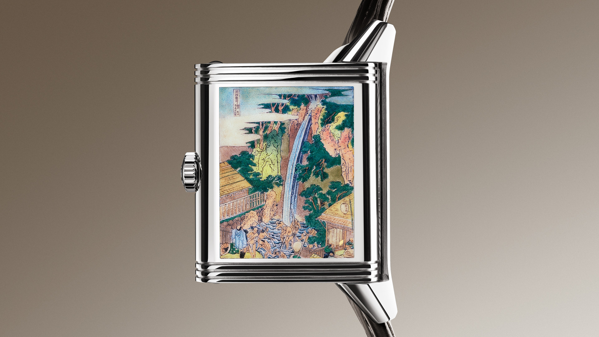 Jaeger-LeCoultre Reverso Tribute Enamel Hokusai Waterfalls