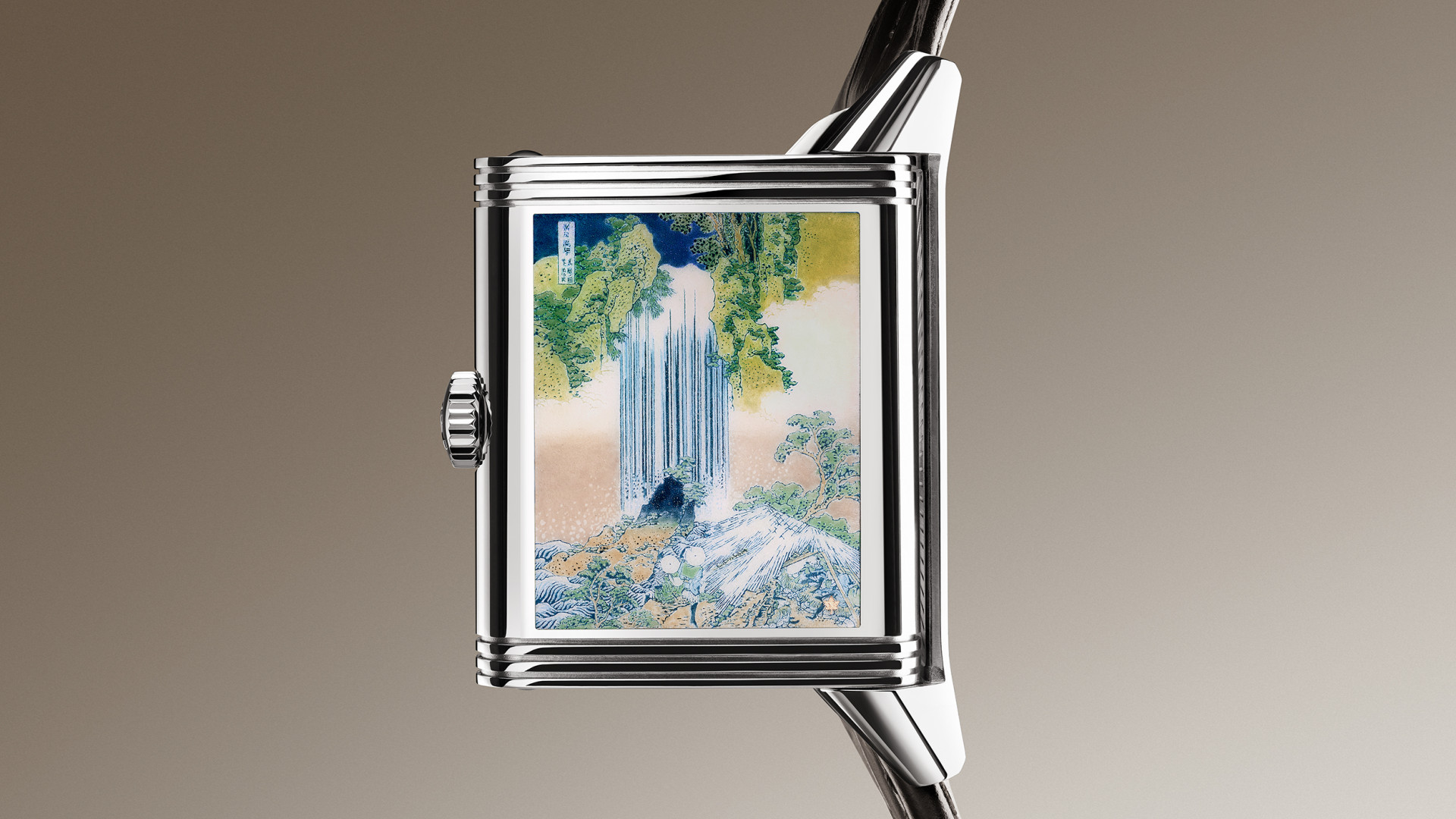 Jaeger-LeCoultre Reverso Tribute Enamel Hokusai Waterfalls
