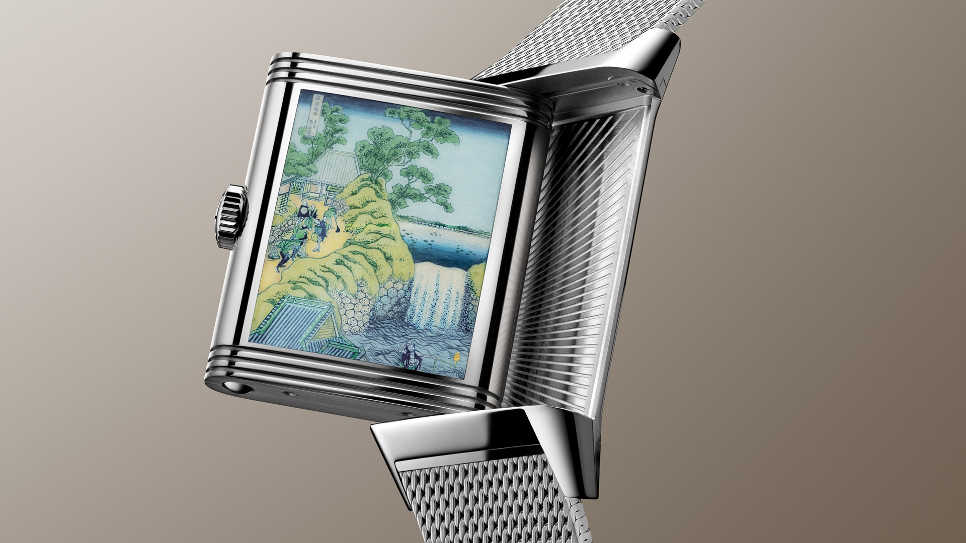 Jaeger-LeCoultre Reverso Tribute Enamel Hokusai Waterfalls