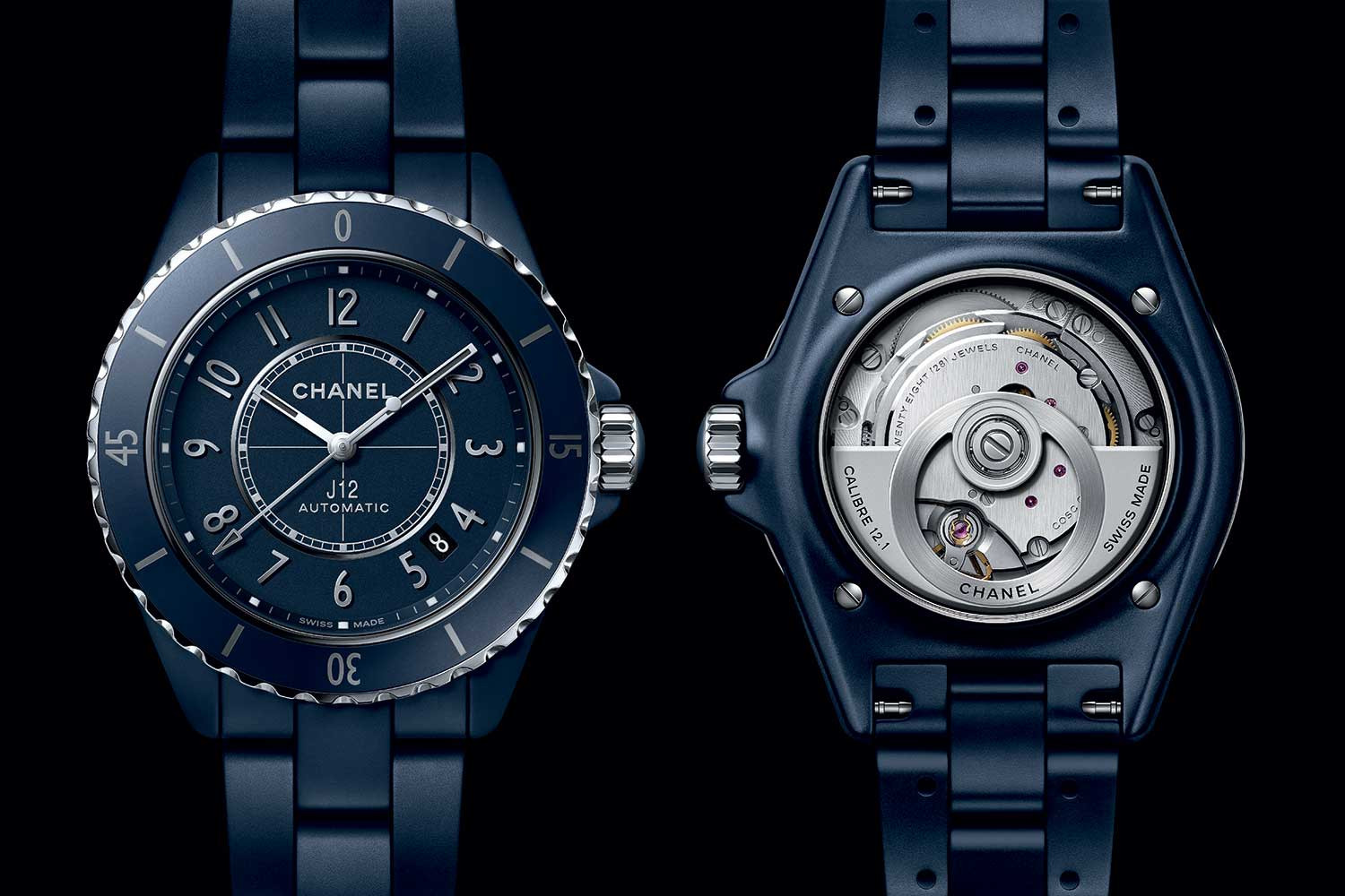 Chanel J12 Bleu с корпусом 38 мм