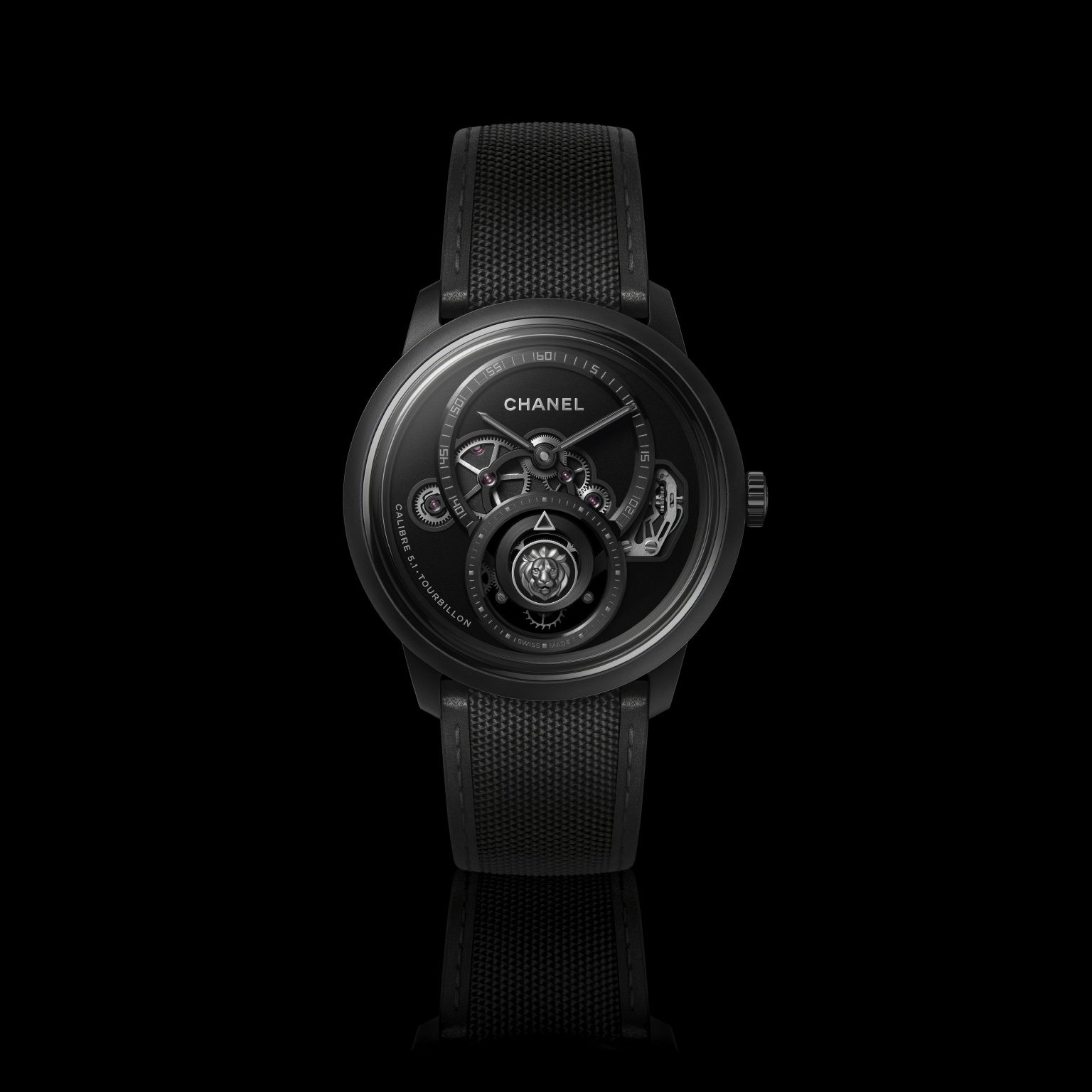 Chanel Monsieur Lion Tourbillon Black Edition