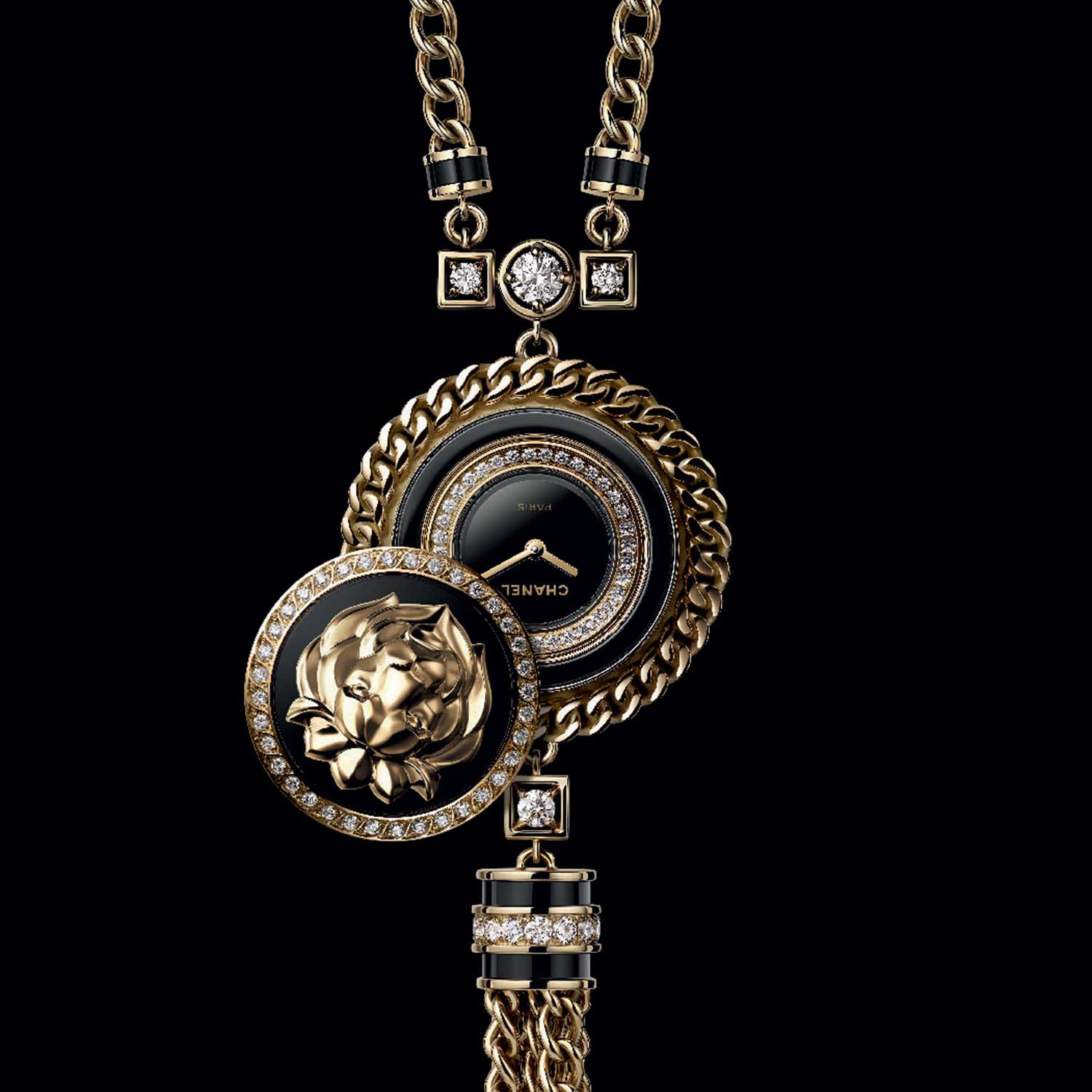 Chanel Mademoiselle Privé Bouton Lion