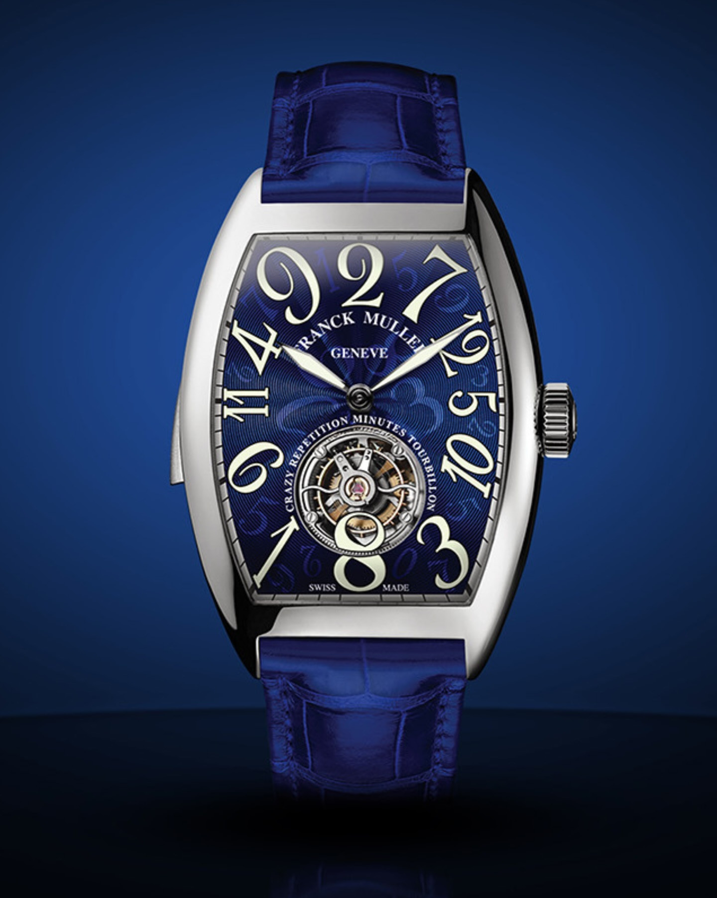 Franck Muller Crazy Hours Cintrée Curvex Minute Repeater Tourbillon 