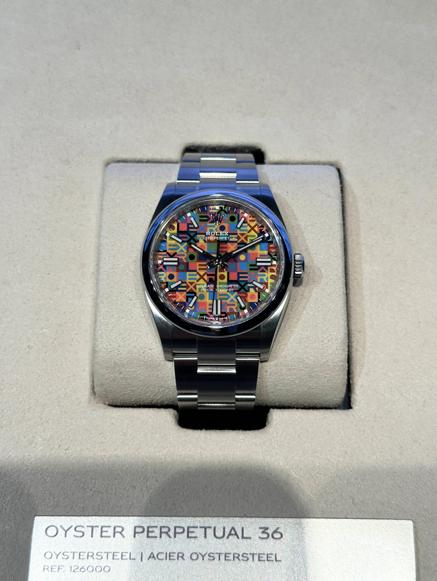 Rolex Oyster Perpetual «Jubilee Dial». Игривый поп-арт в пределах €7,000