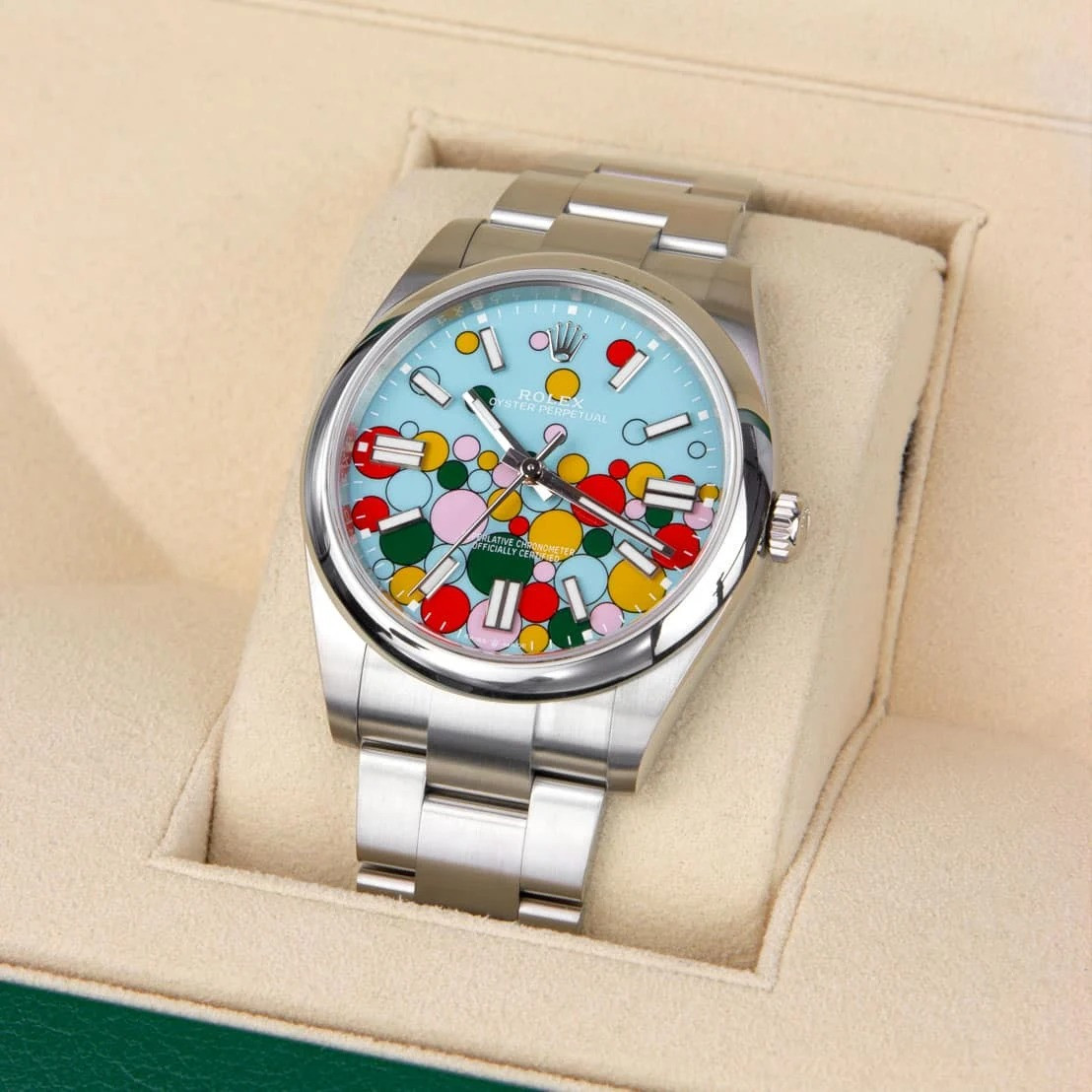 Rolex Oyster Perpetual «Jubilee Dial». Игривый поп-арт в пределах €7,000