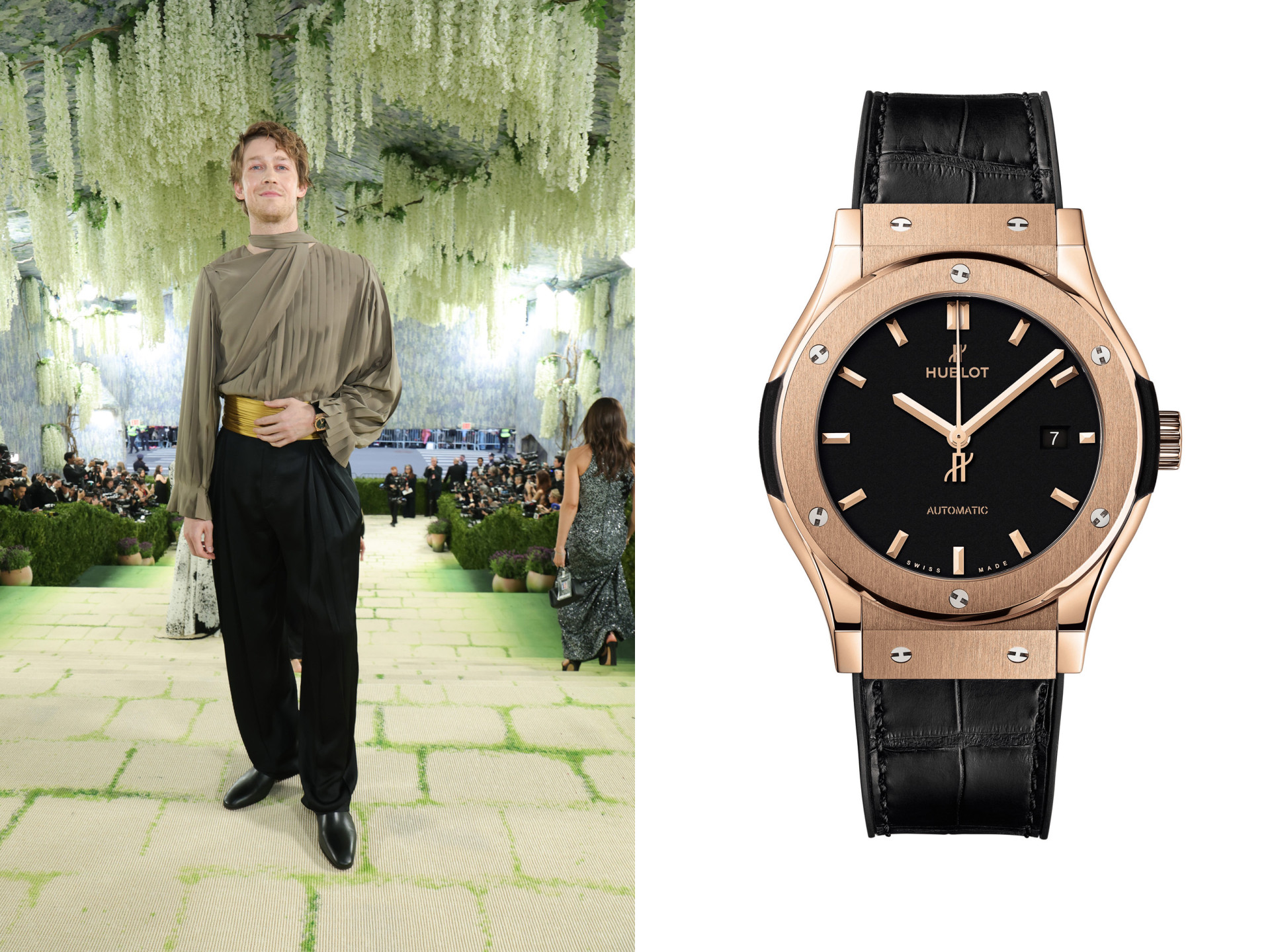 Джо Элвин и Hublot Classic Fusion King Gold 42mm