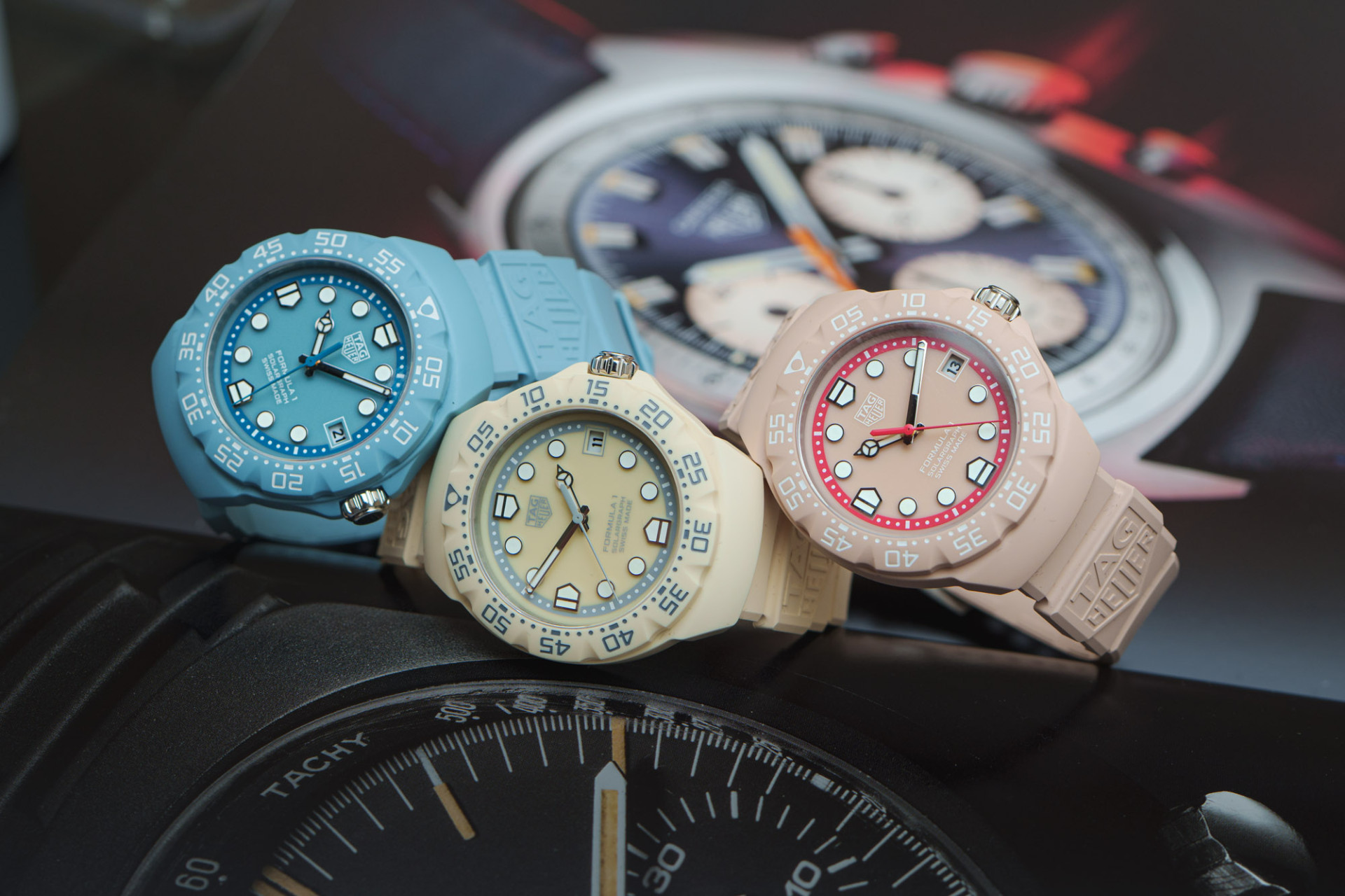 TAG Heuer Formula 1 Solargraph 38mm Pastel Collection