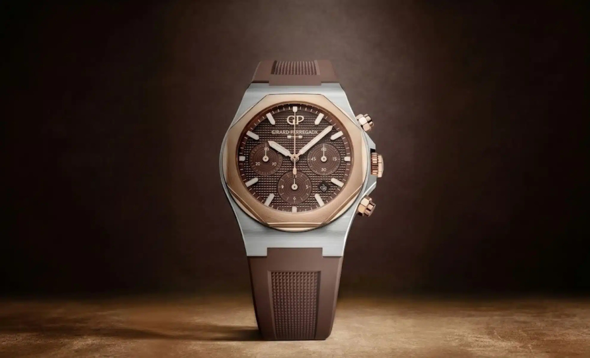 Биколорные Girard-Perregaux Laureato Chronograph 42mm