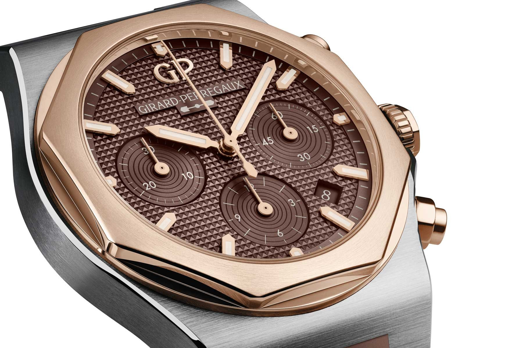 Биколорные Girard-Perregaux Laureato Chronograph 42mm