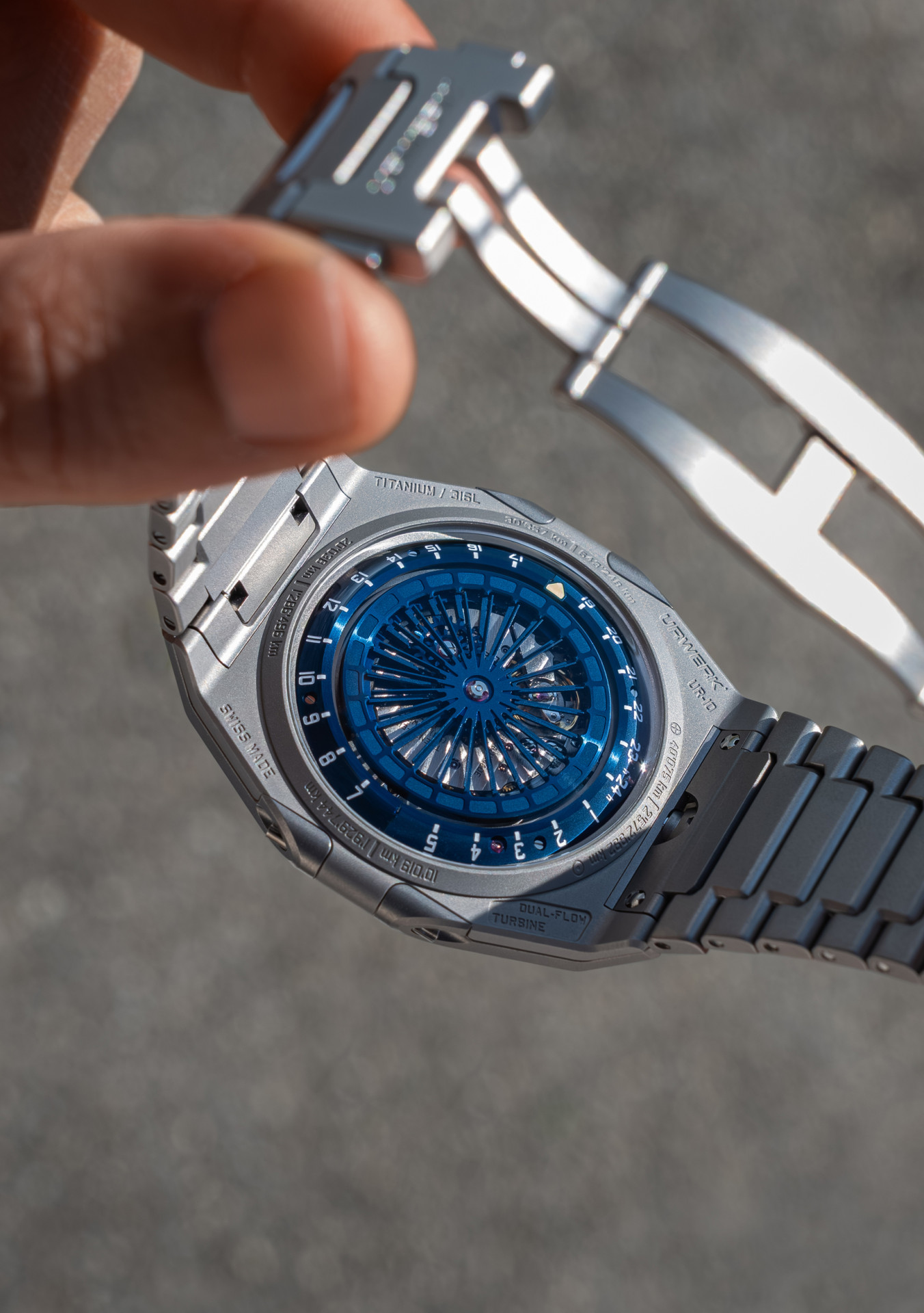 Urwerk UR-10 SpaceMeter Blue - Final Edition