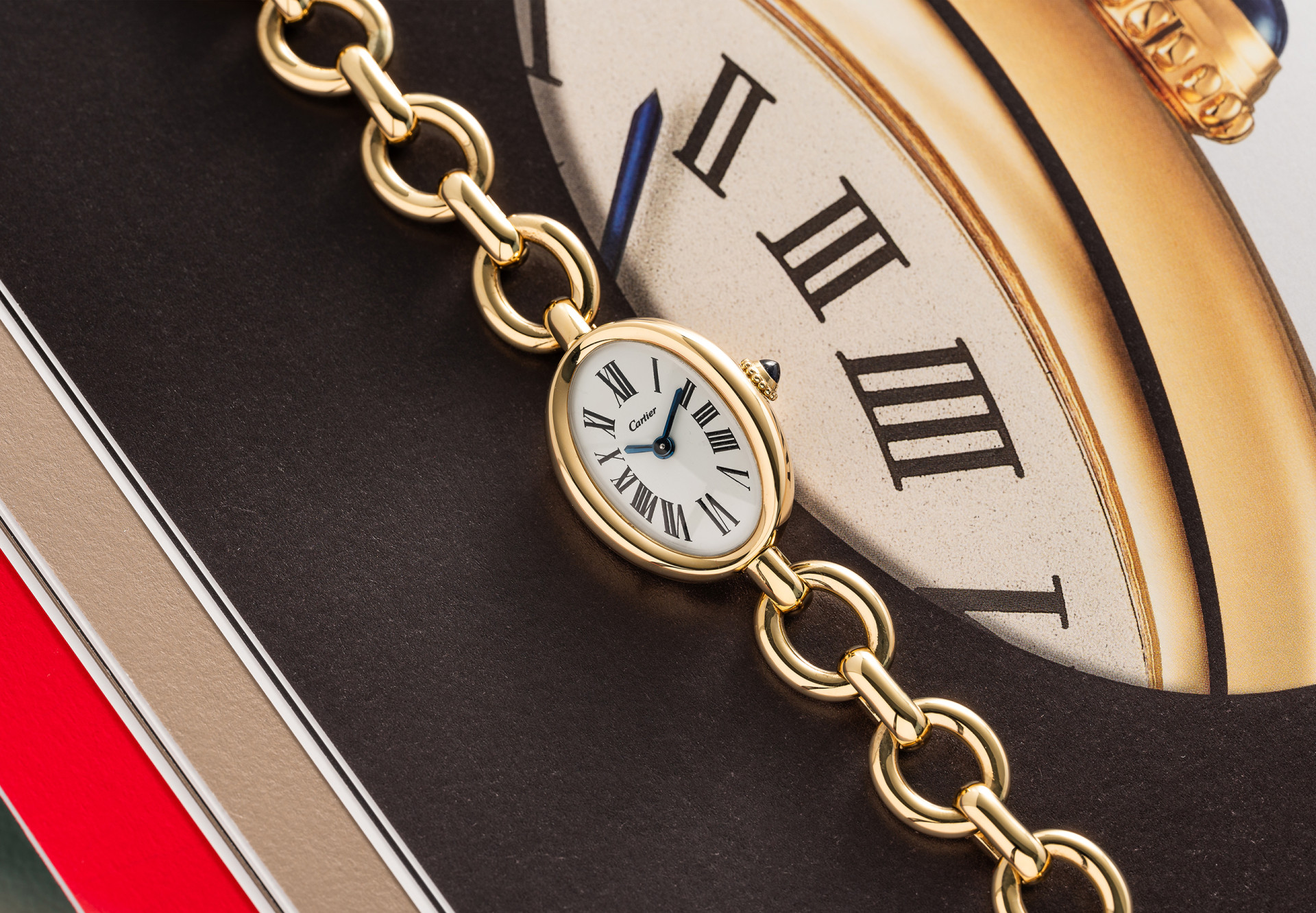 Cartier Baignoire 1970 года с оригинальным браслетом