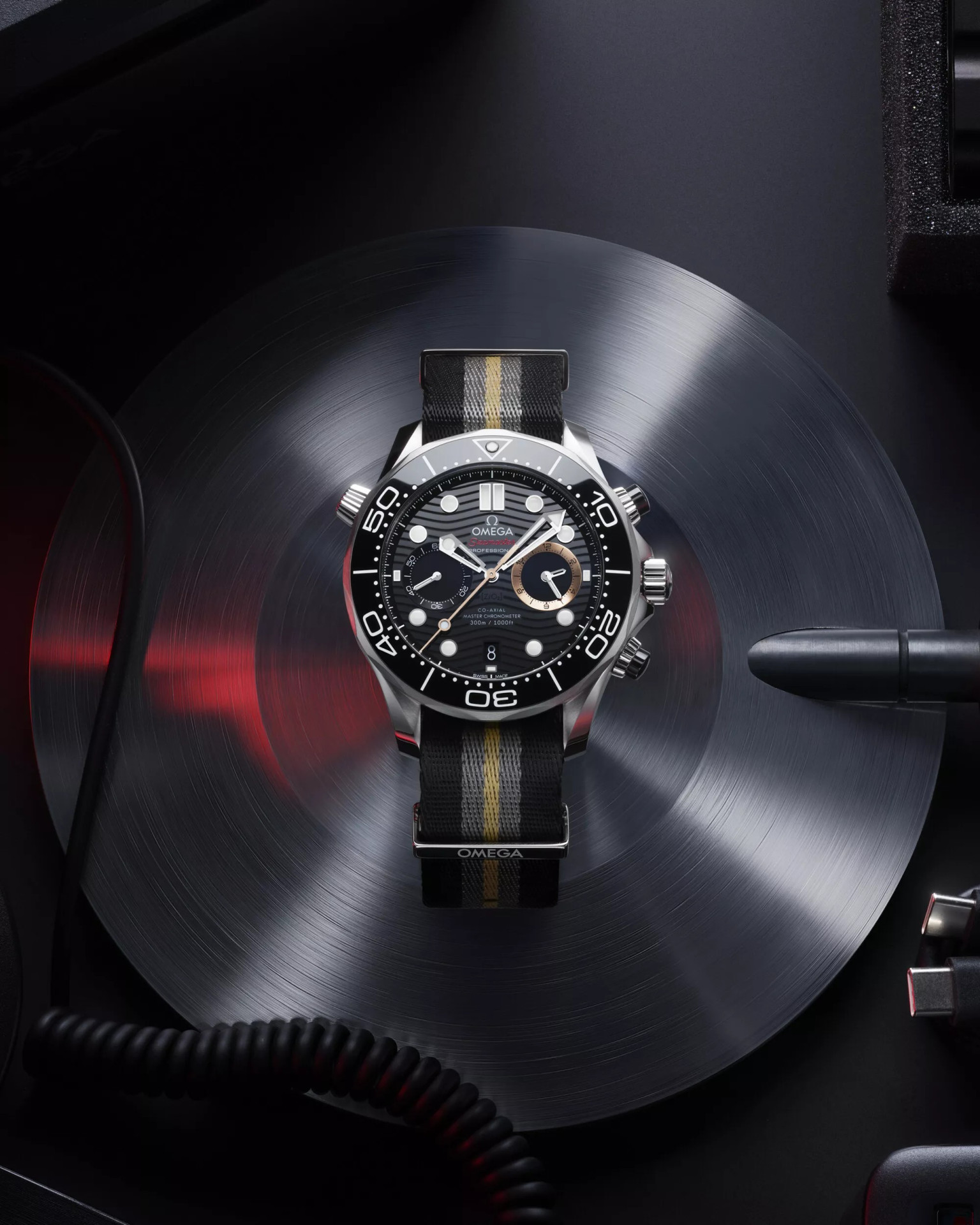 Omega Seamaster Diver 300M Chronograph 007 First Light