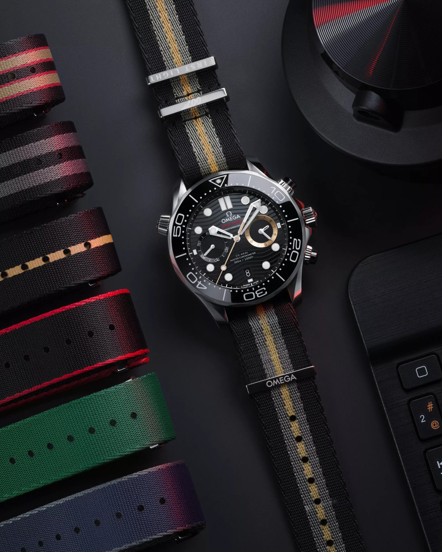 Omega Seamaster Diver 300M Chronograph 007 First Light