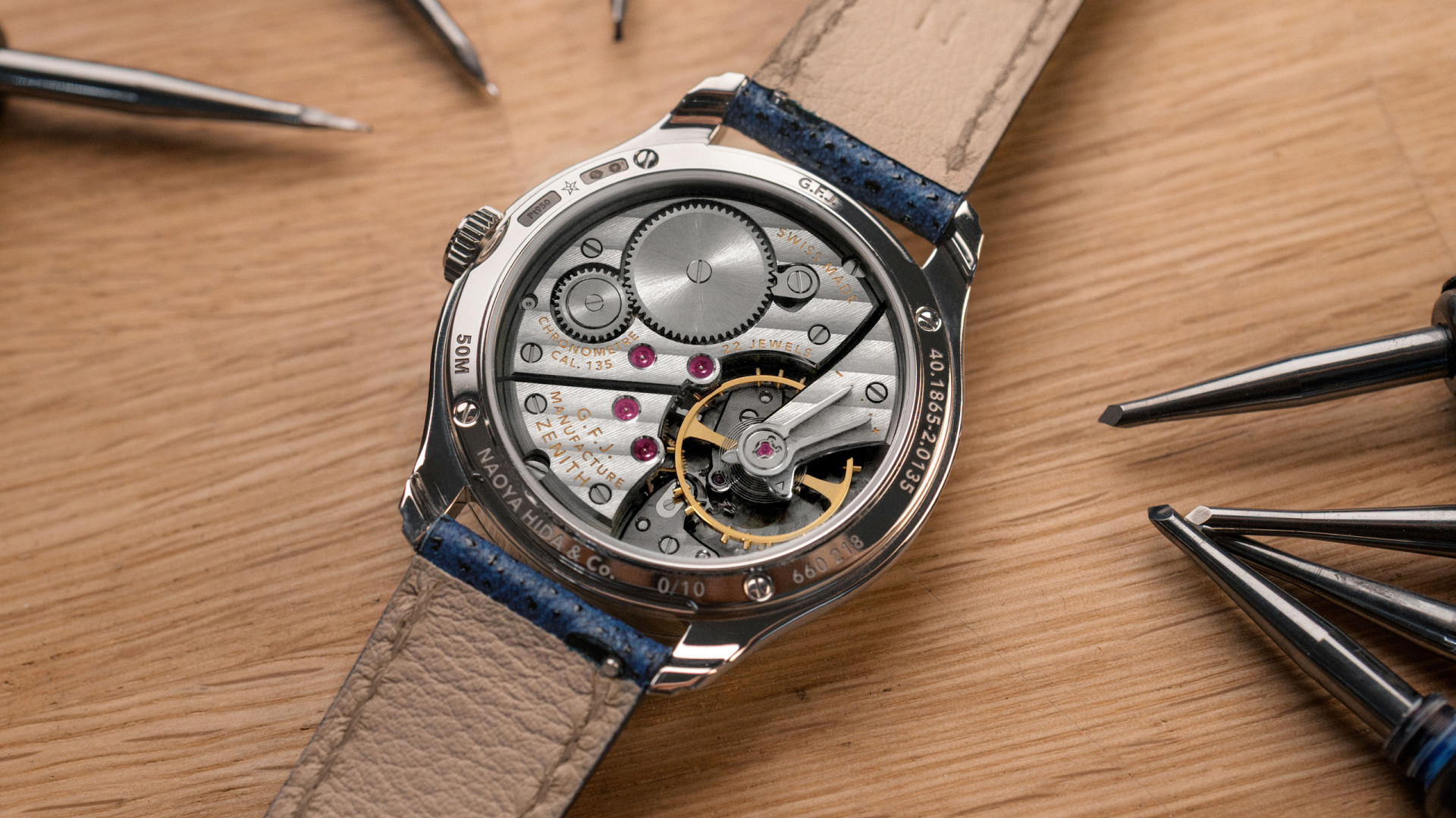 Zenith G.F.J. Calibre 135 with Naoya Hida & Co.